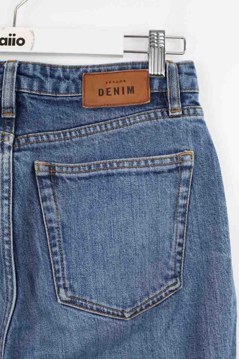 Cotton jeans SEZANE - Seconde main Blue