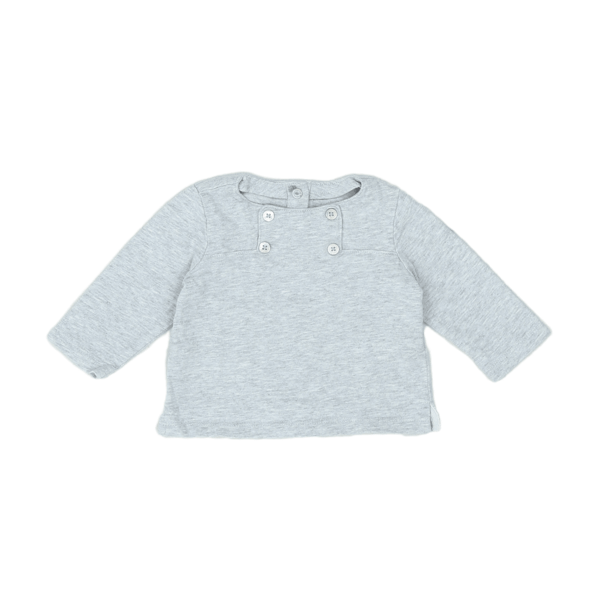 Grey Baby T-shirt - 3 months NATALYS - Seconde Main Grey