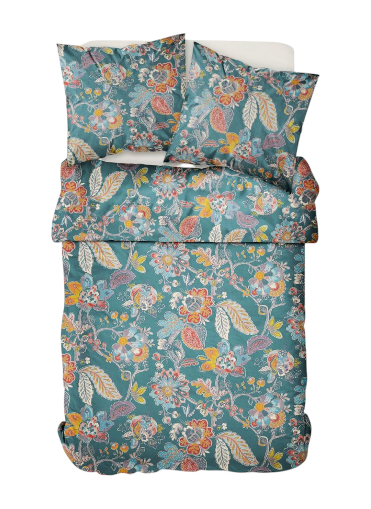 Printed cotton bed set TODAY LINGE DE MAISON Blue