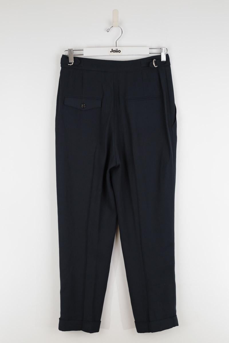 Slim-fit cotton cargo pants ISABEL MARANT - Seconde Main Blue