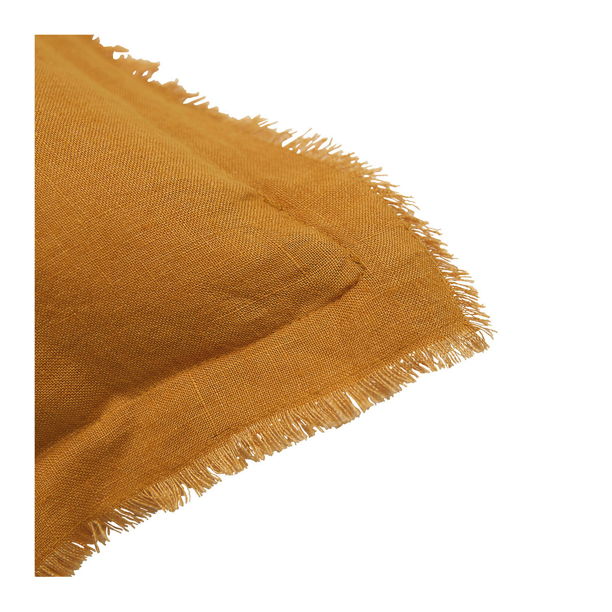 Linen cushion BLANC D'IVOIRE Yellow