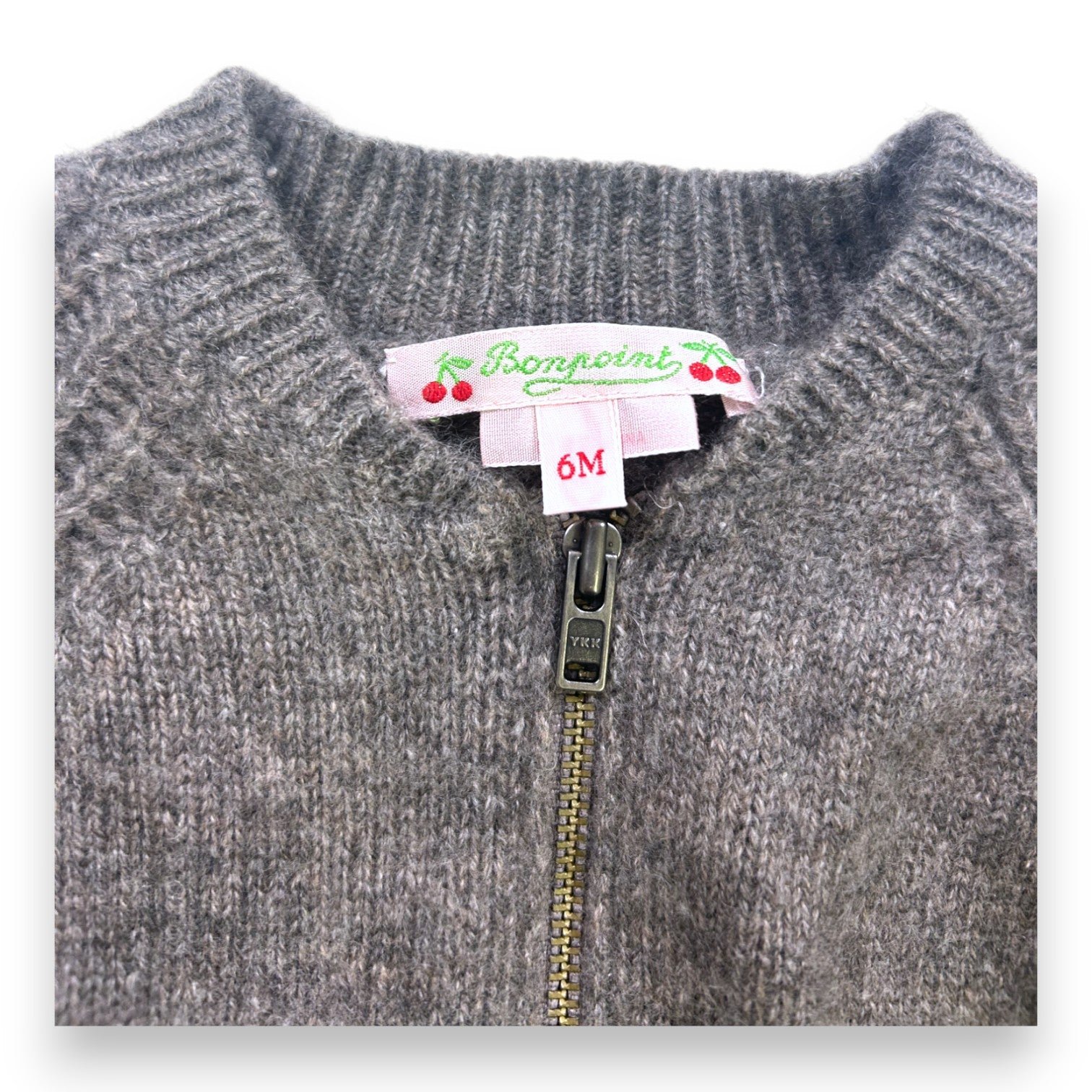 Baby grey cardigan - 6 months BONPOINT - Seconde Main Grey