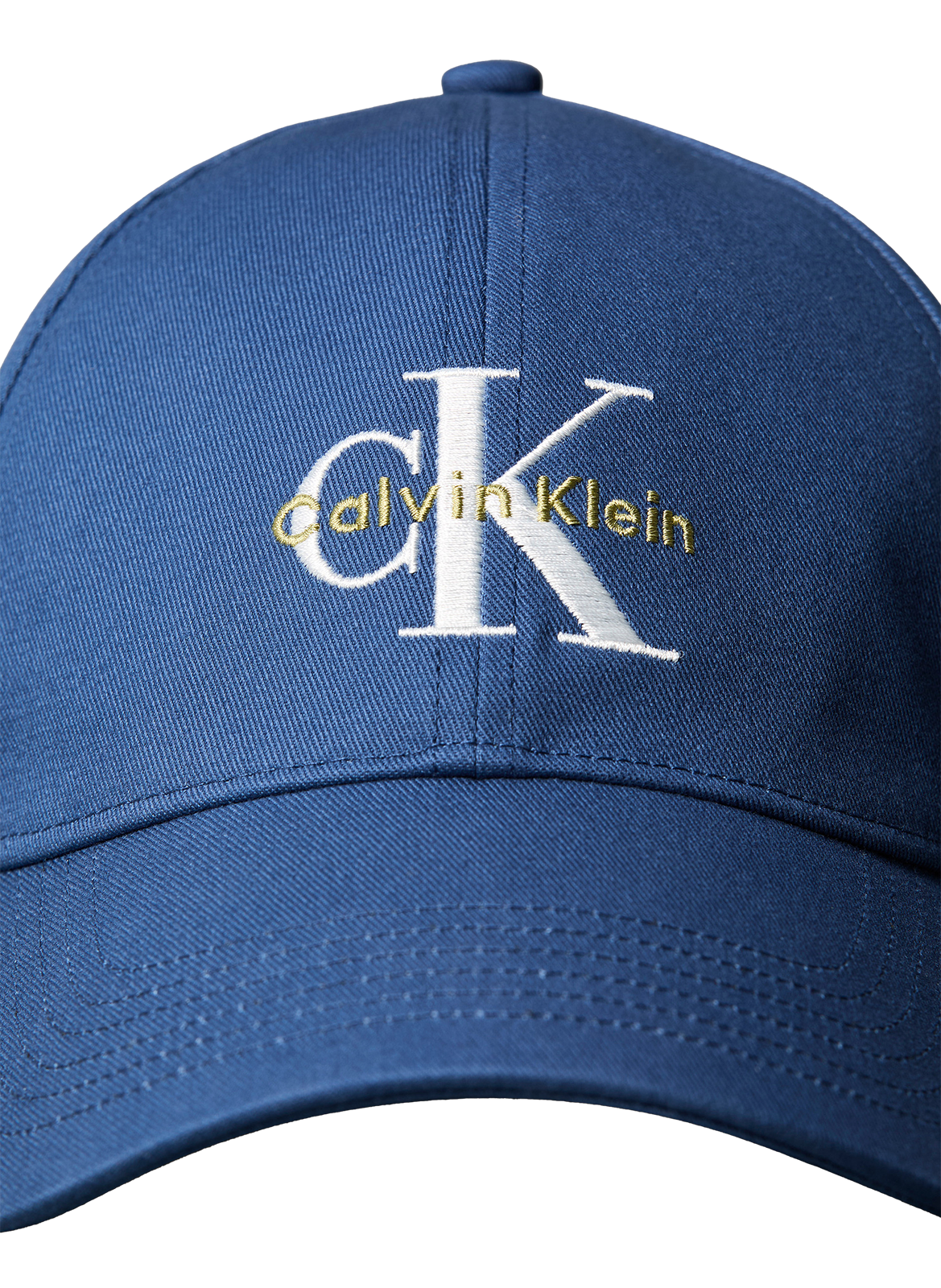 Casquette à logo brodé en coton CALVIN KLEIN Bleu