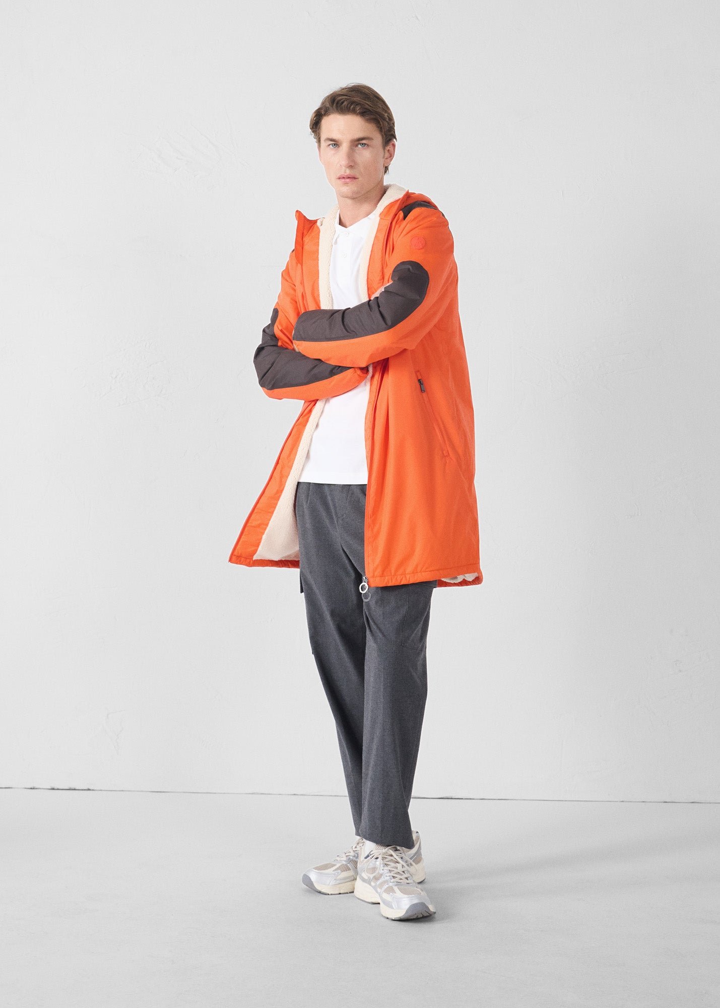 Long Sherpa Hallin Raincoat Red