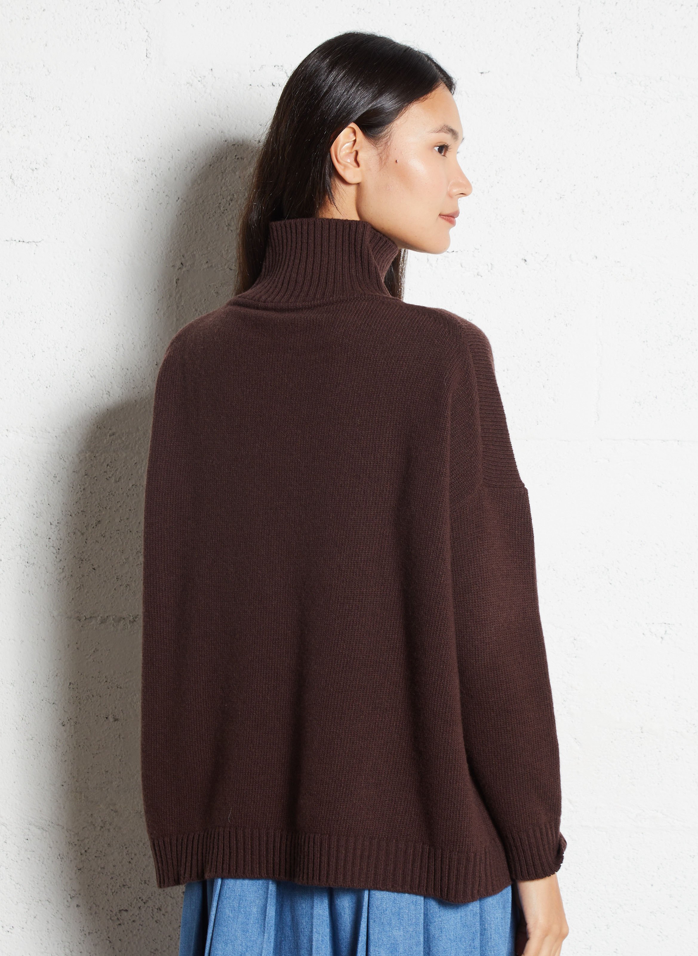 Roll-neck wool sweater MAX MARA WEEK END Brown