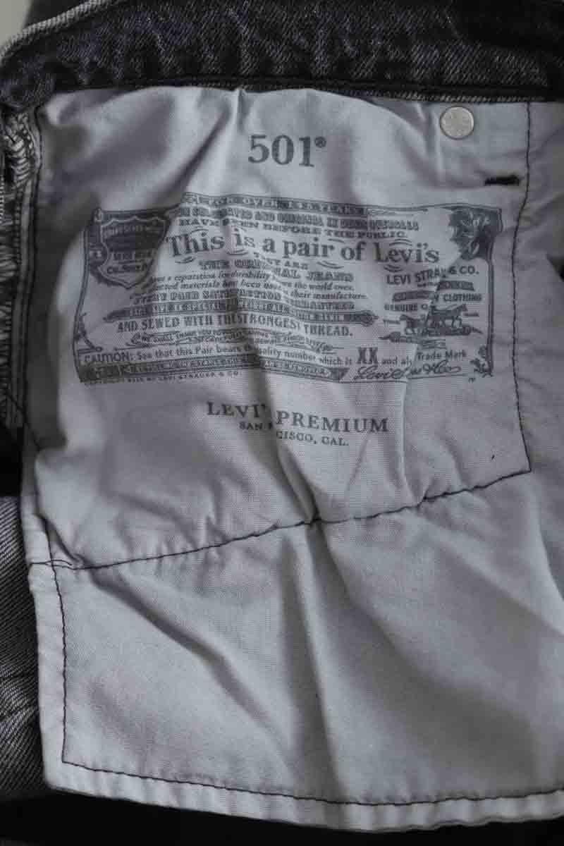 Cotton 501 Jeans LEVI'S - Seconde main Black