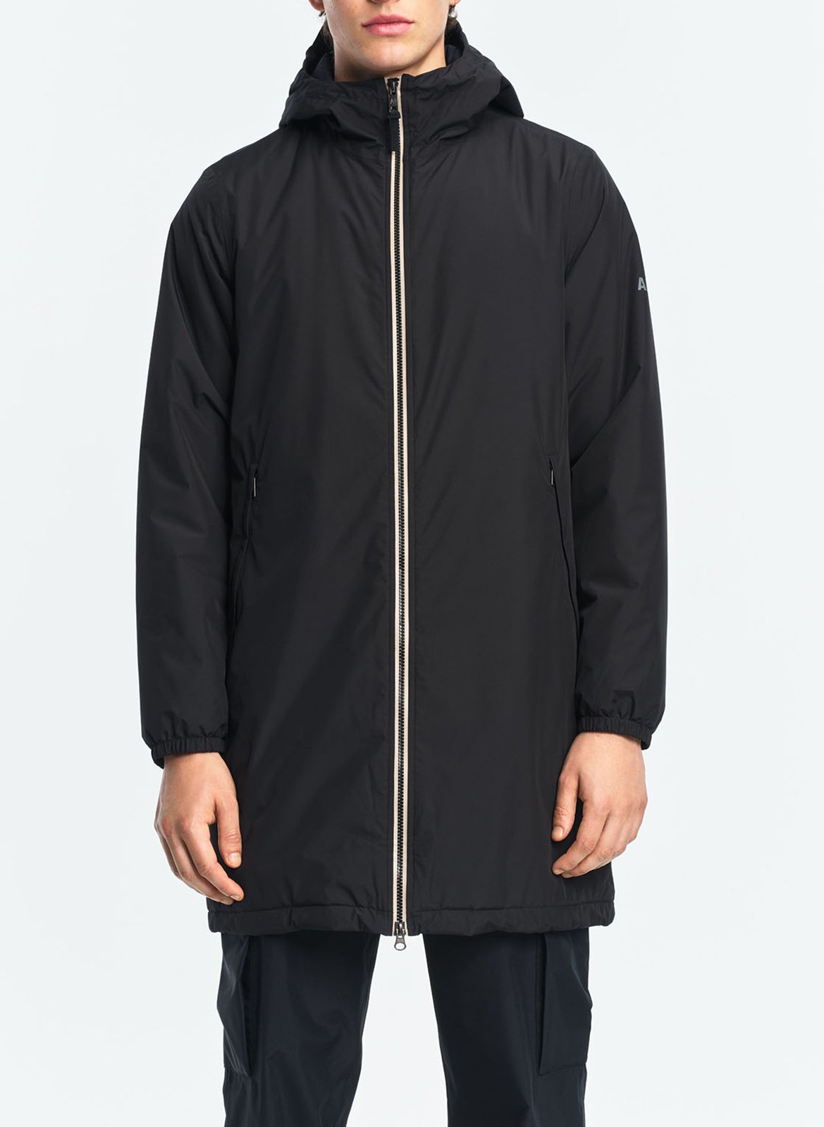 Parka droite col montant AIGLE Noir