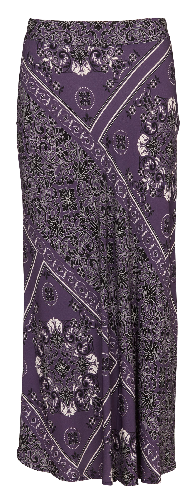 JUpe longue imprimée LA FEE MARABOUTEE Violet