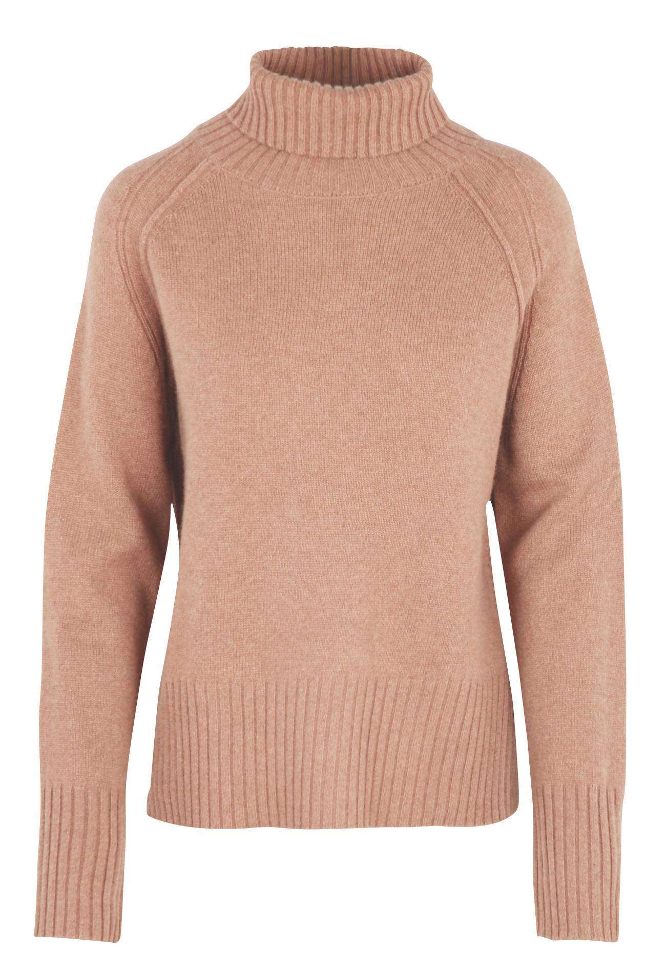 Cashmere polo neck sweater ZAPA Brown