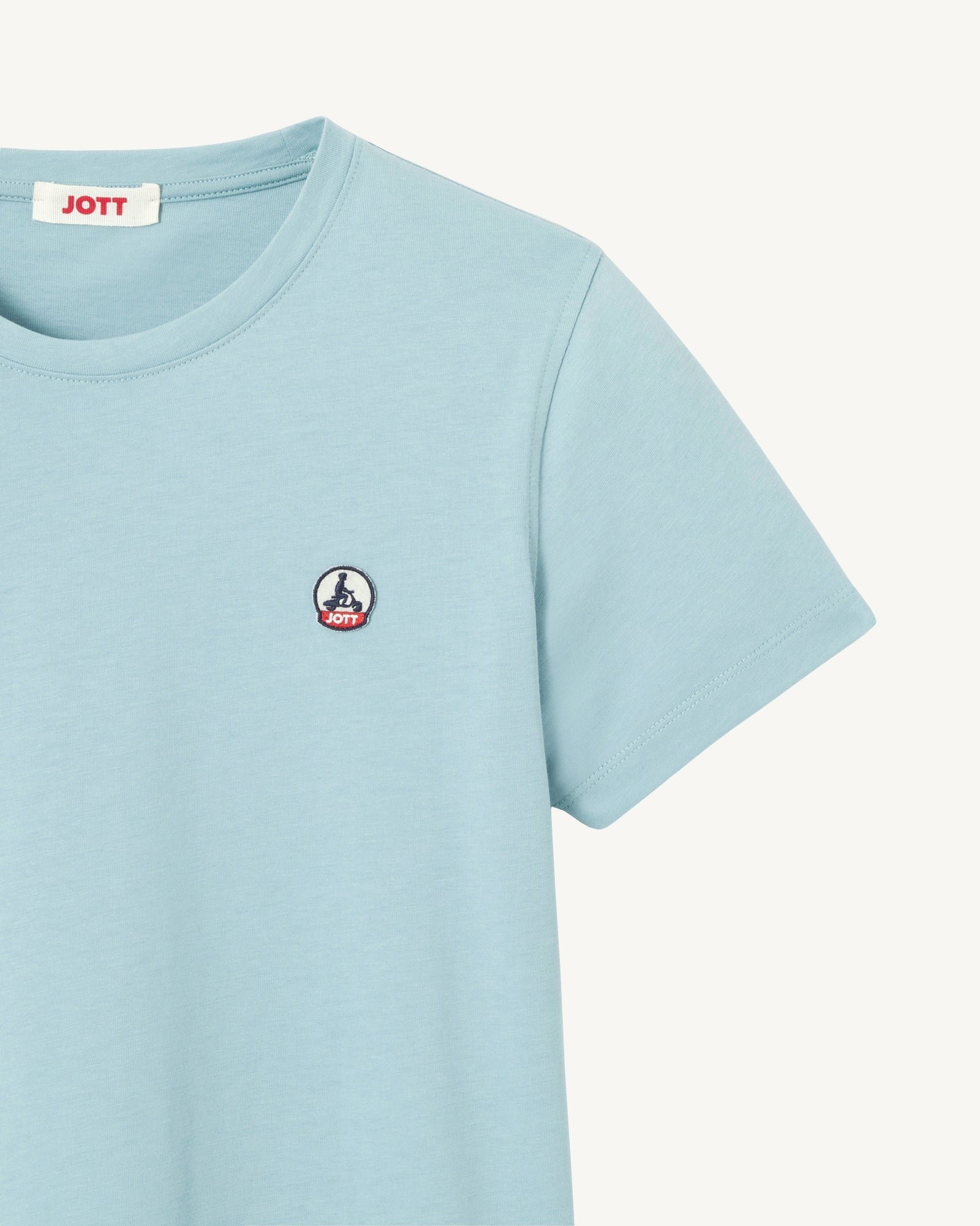 Round neck rosas t-shirt JOTT Blue