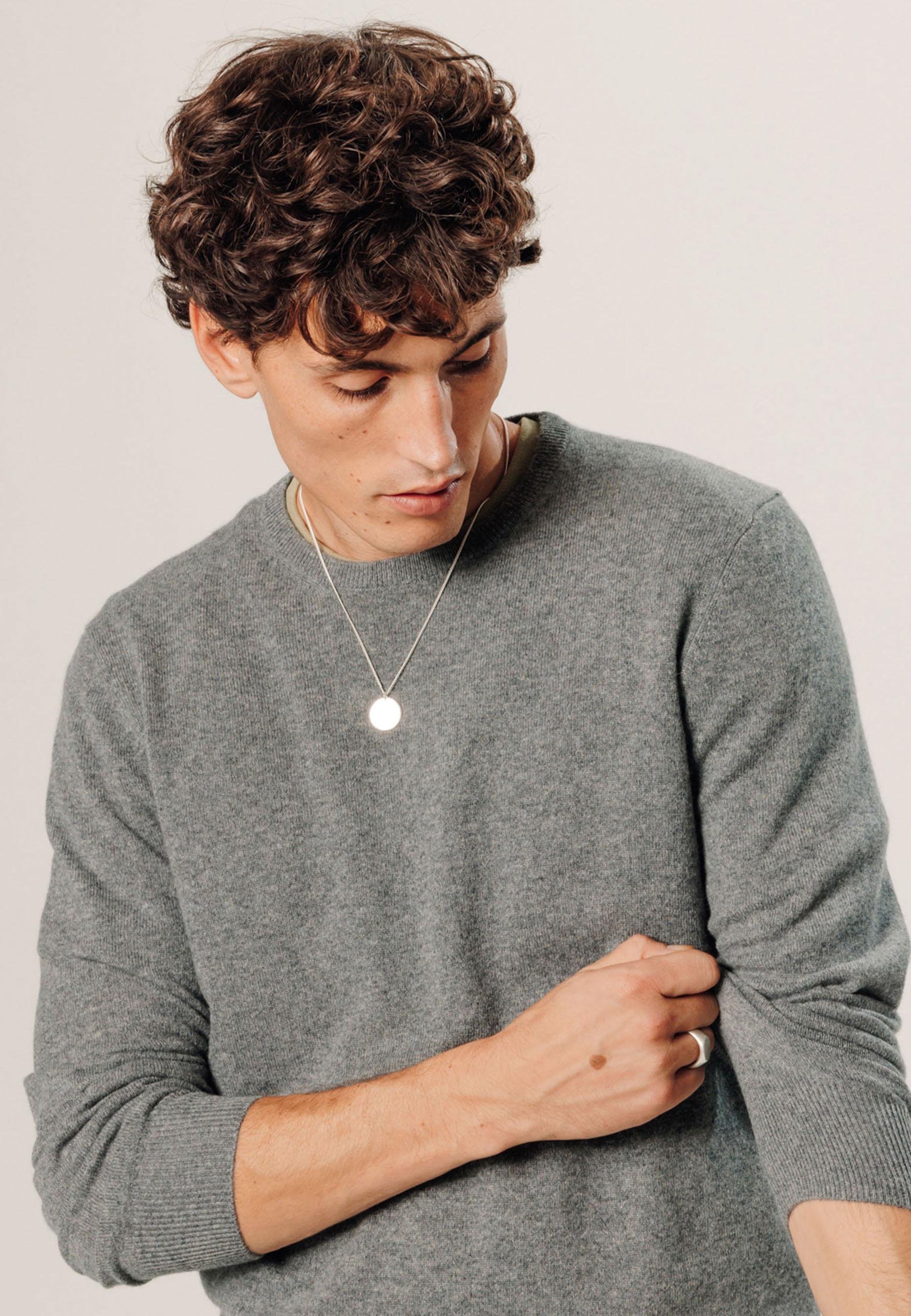 Belted cashmere sweater RODIER Grey