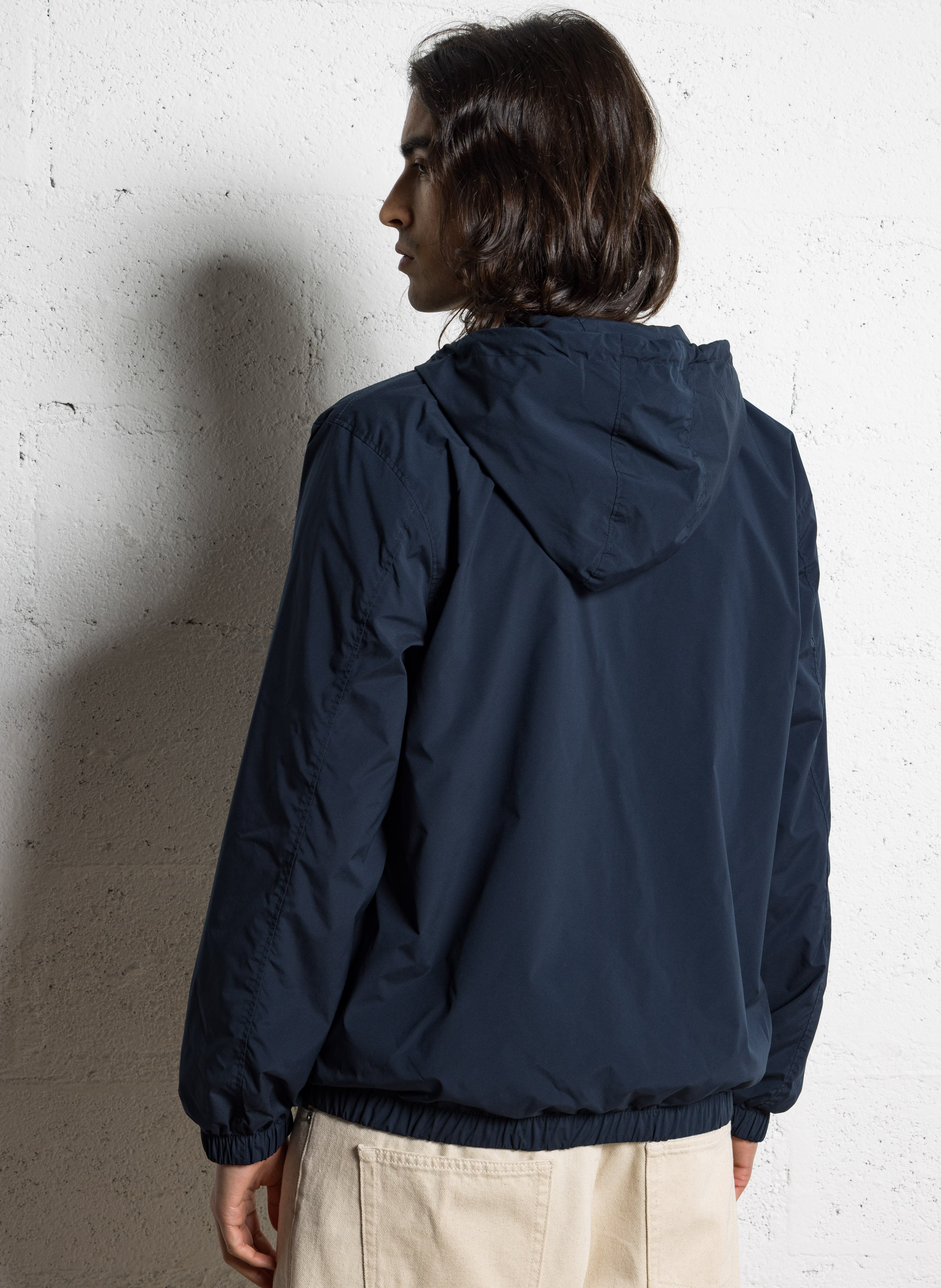 Hooded jacket PEPE JEANS Blue
