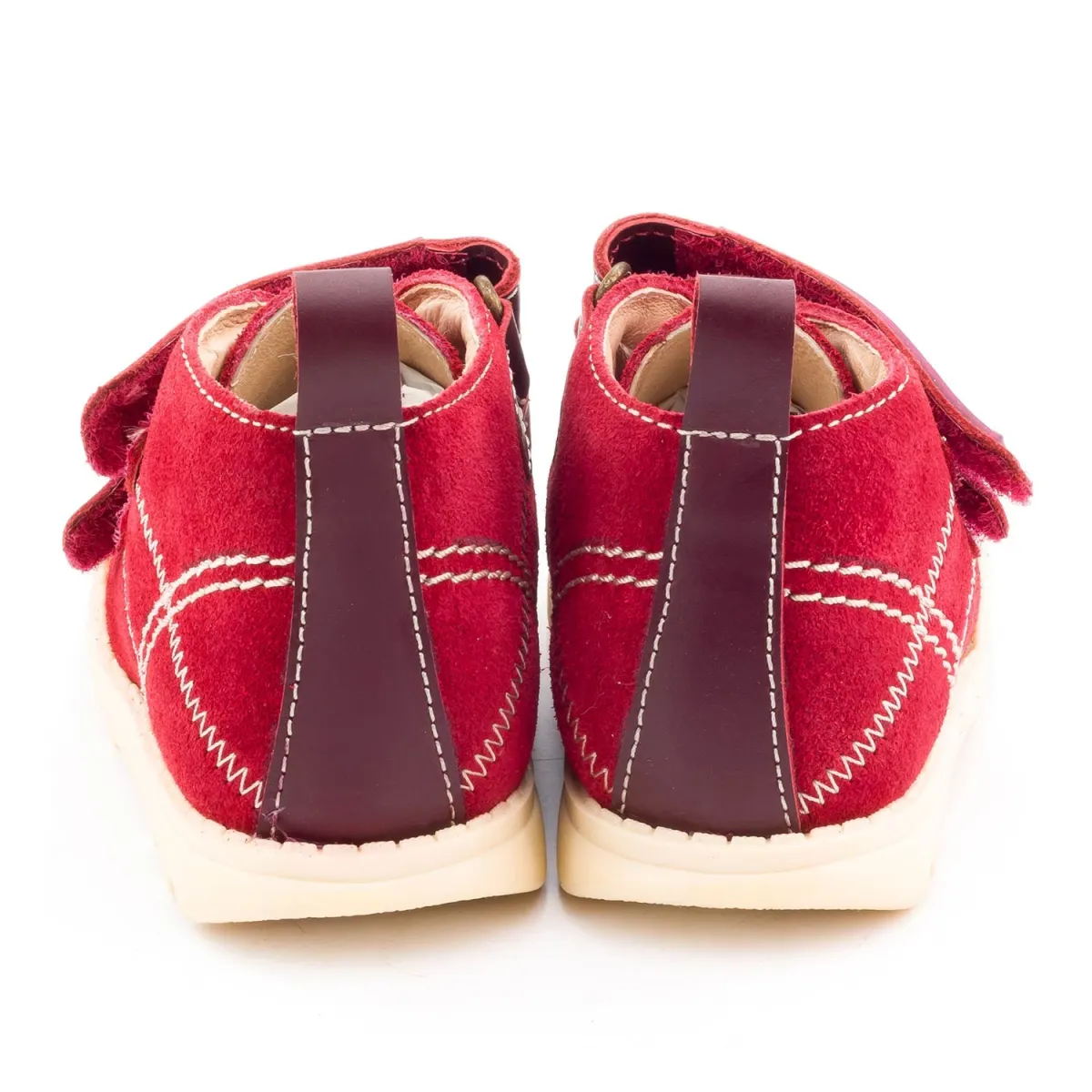 Bottines bébé garçon Boni & Sidonie Rouge