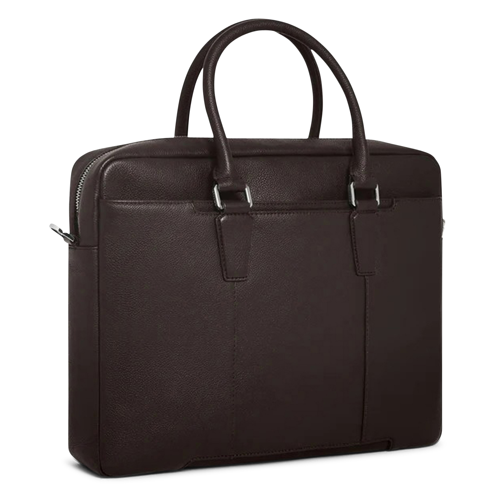 Porte-documents en cuir LE TANNEUR Marron