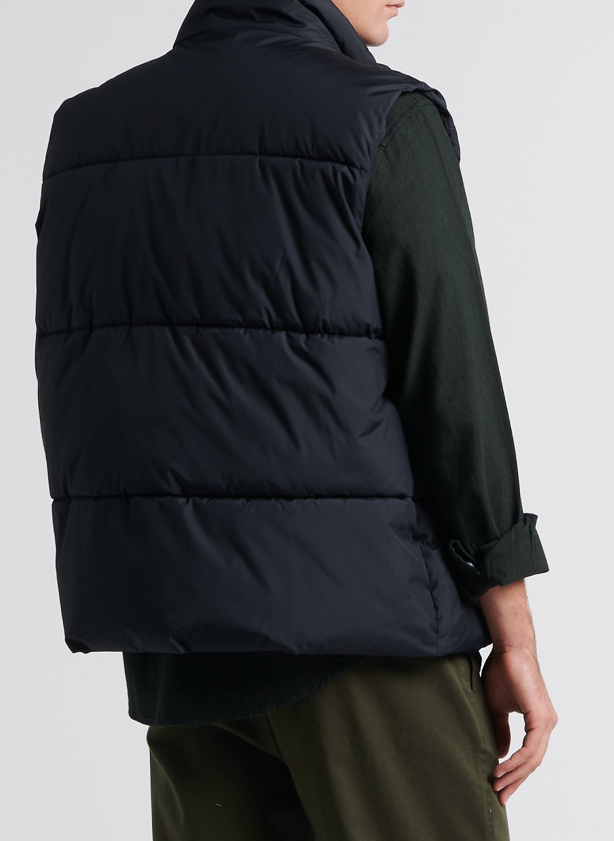 Doudoune sans manches en fibres recyclées MINIMUM Noir