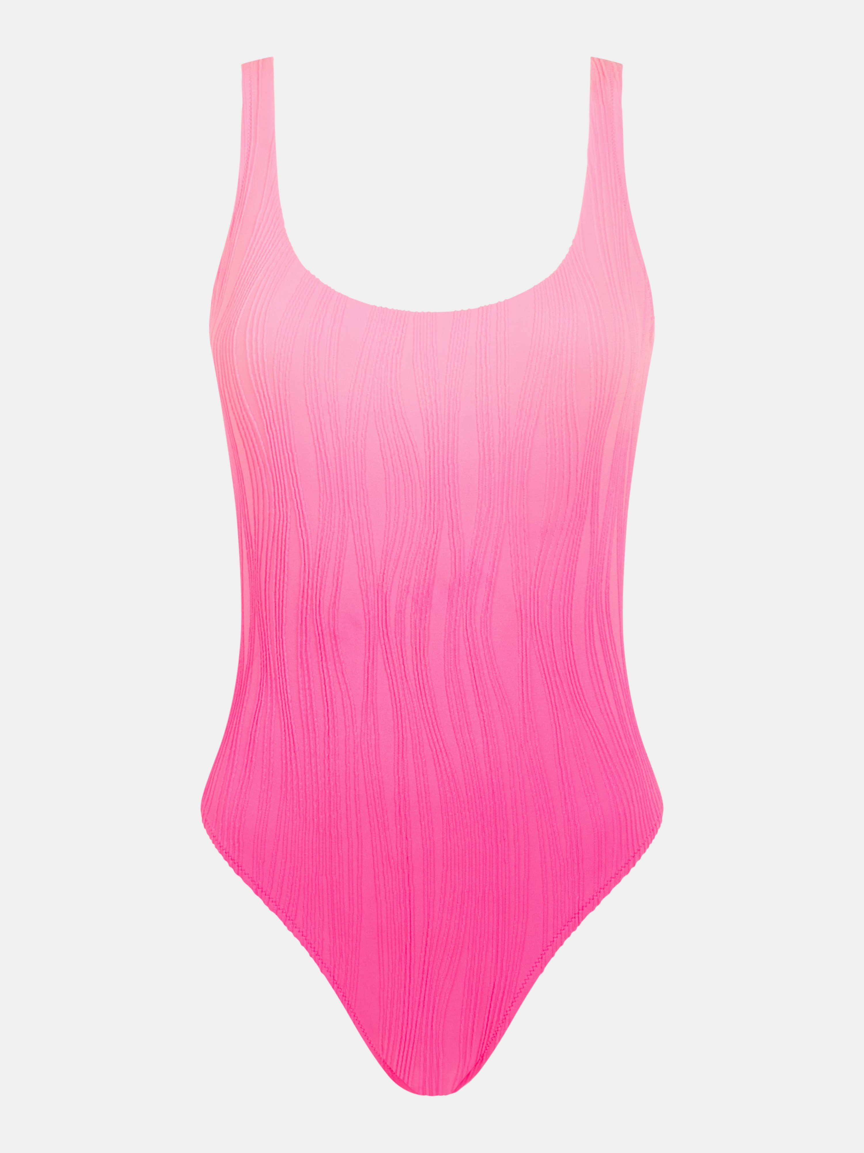 One-piece swimsuit without underwire removable pads CHANTELLE PULP Pink