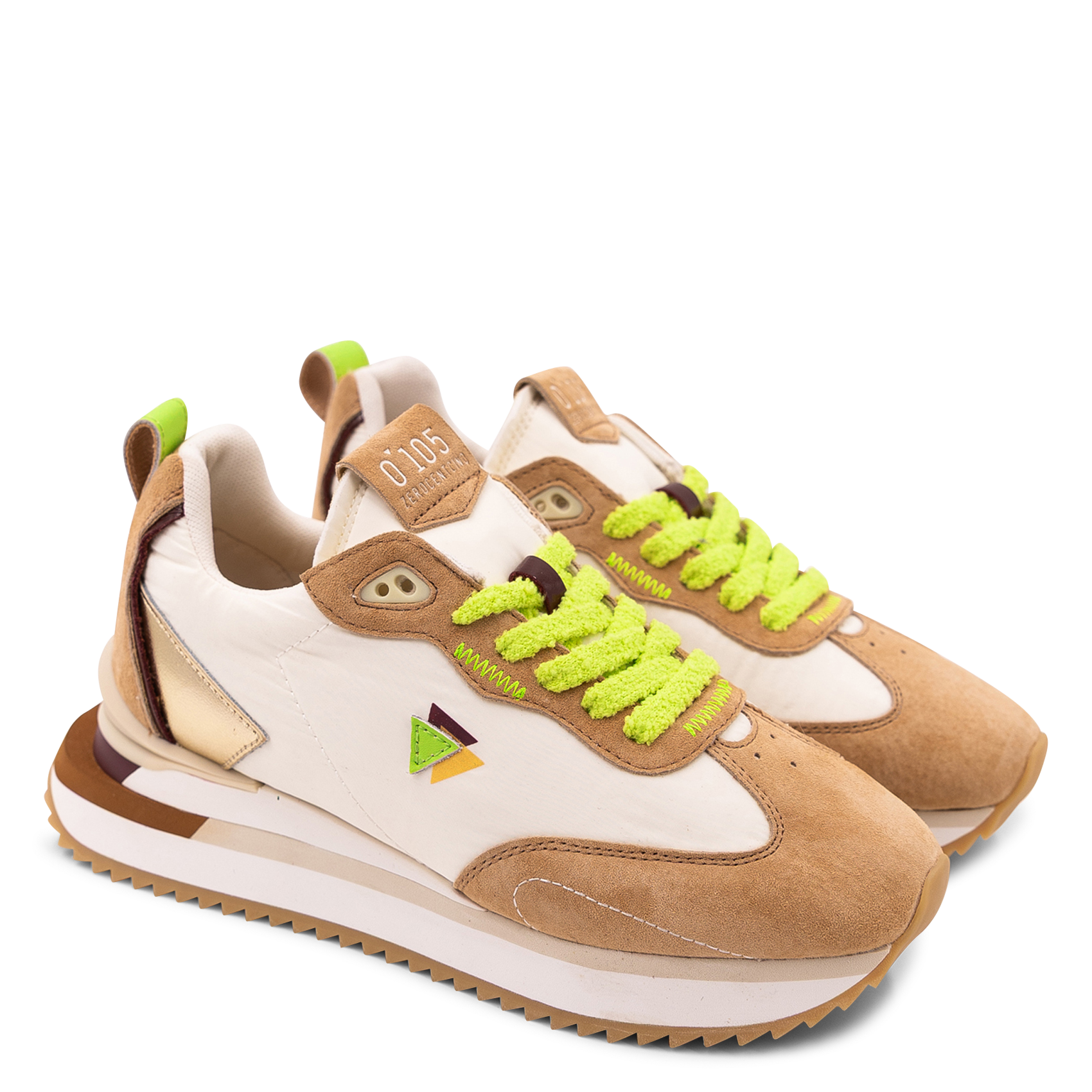 Baskets basses  0'105 Marron