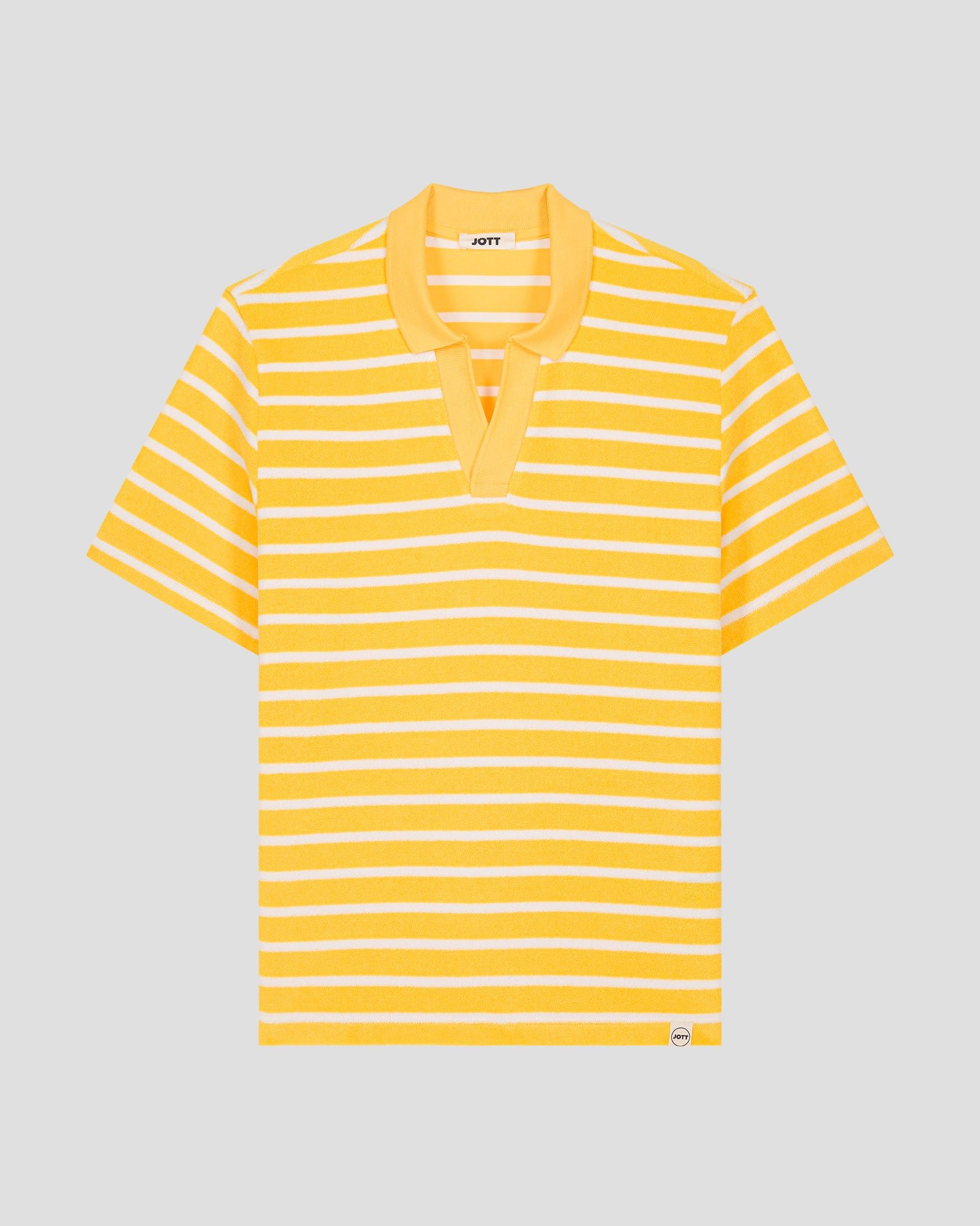 Short-sleeve buggy stripe polo JOTT Yellow
