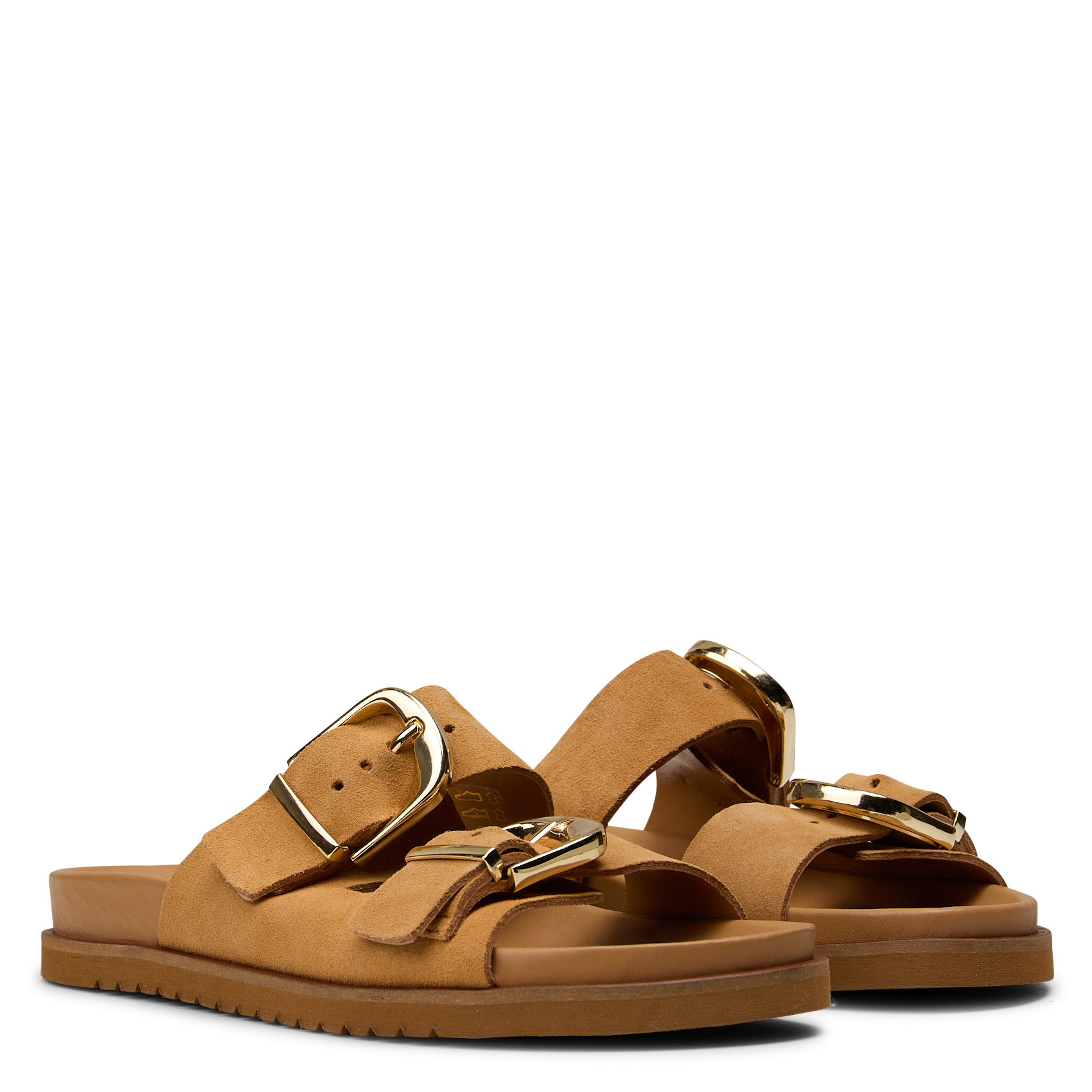 Mules aus Ziegenveloursleder BOCAGE Braun