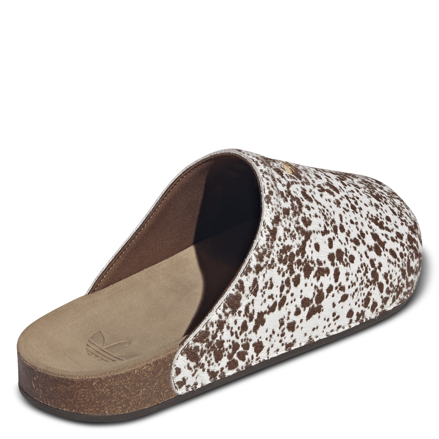 Platte, leren sandalen met print ADIDAS Wit