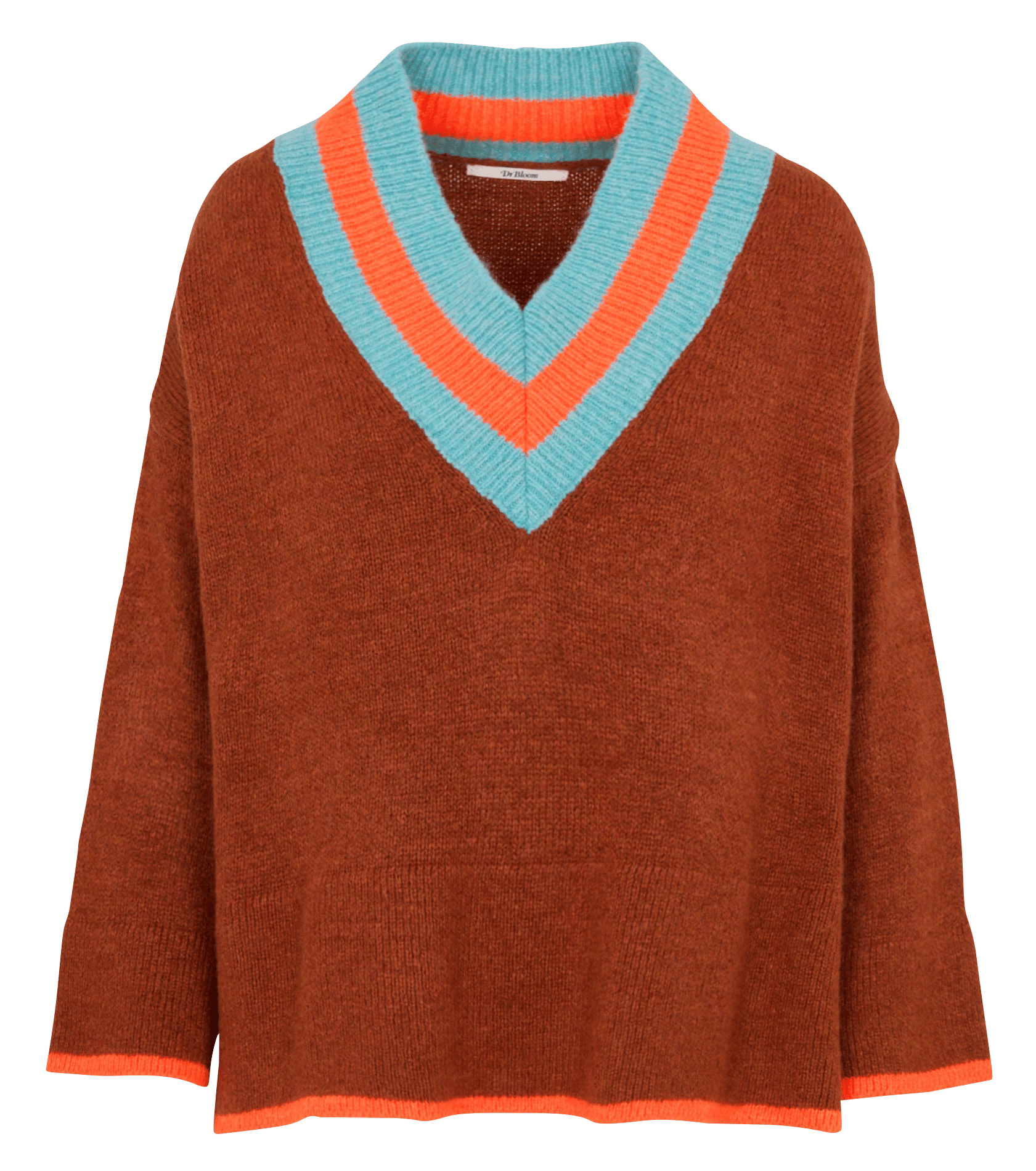 Pull oversize col V DR BLOOM