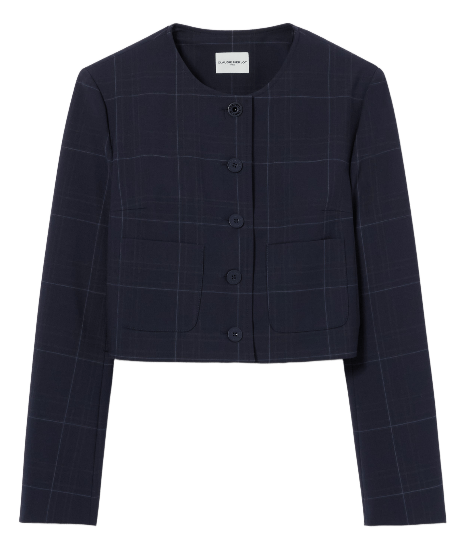 Veste tailleur à rayures en laine mélangée CLAUDIE PIERLOT Multicolore