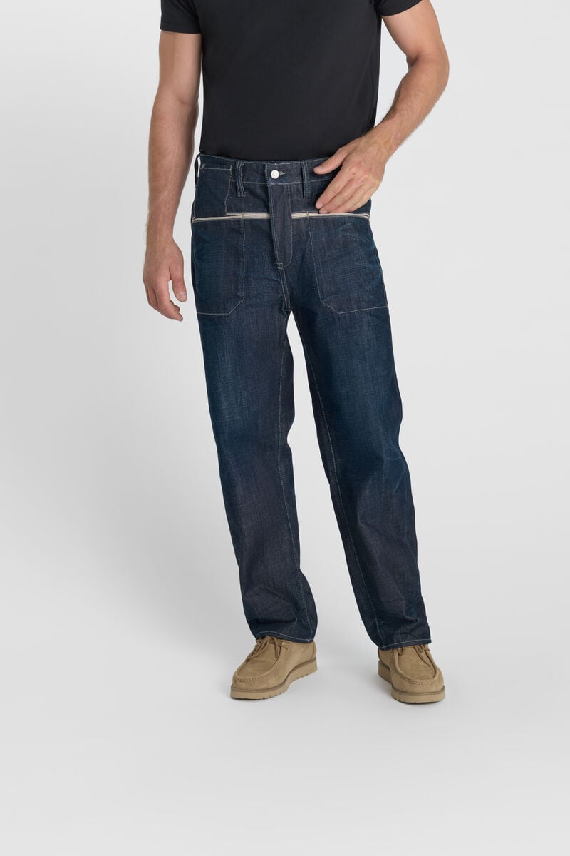 Loose jeans, wide loose fit, length 34 LE TEMPS DES CERISES Blue