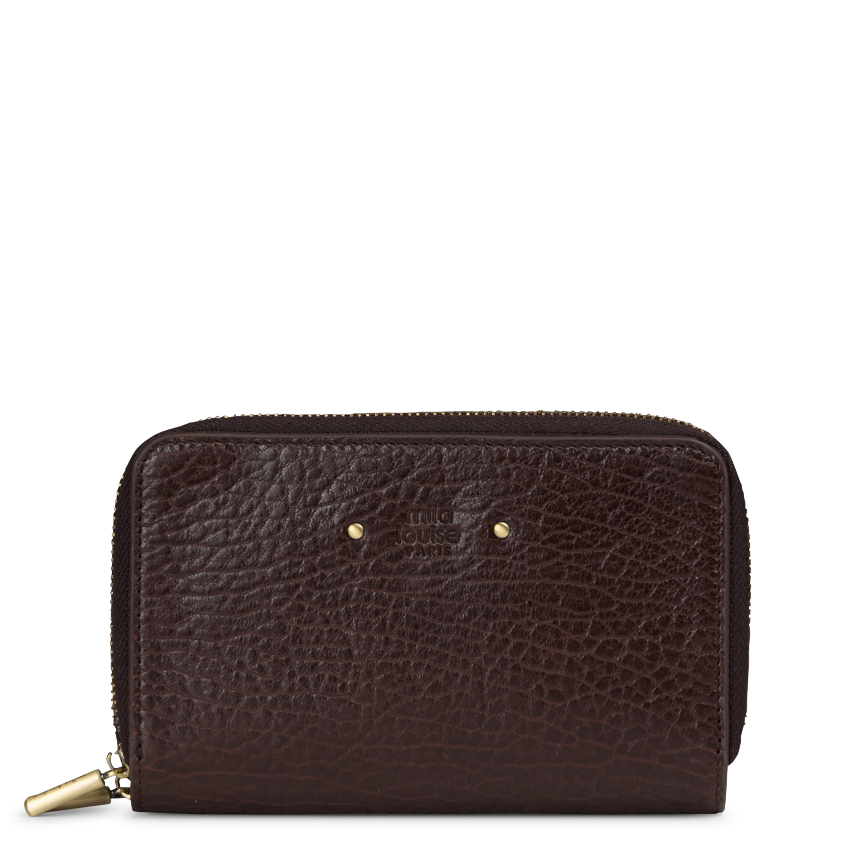Leren portefeuille MILA LOUISE Bruin