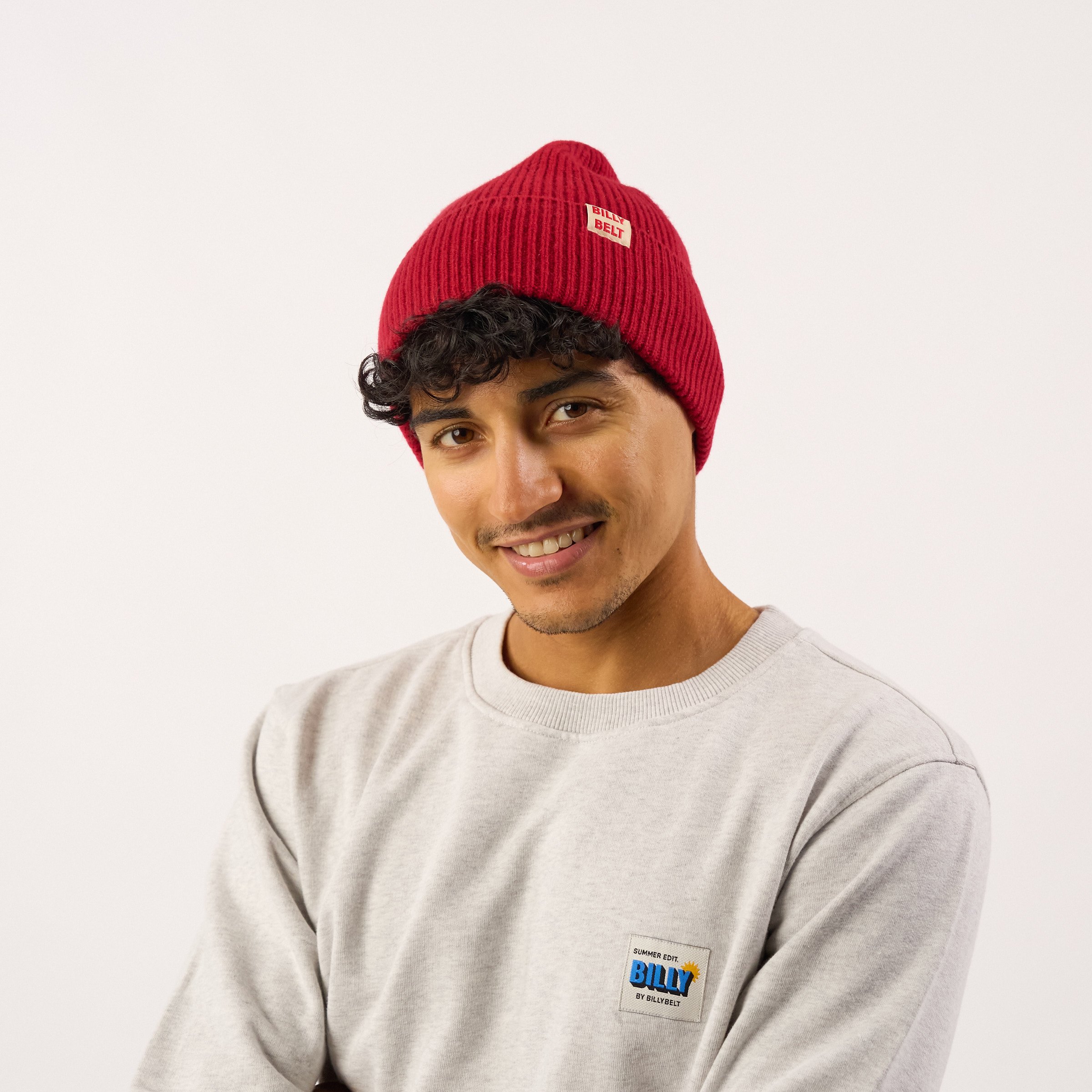 Wool hat BILLYBELT Red