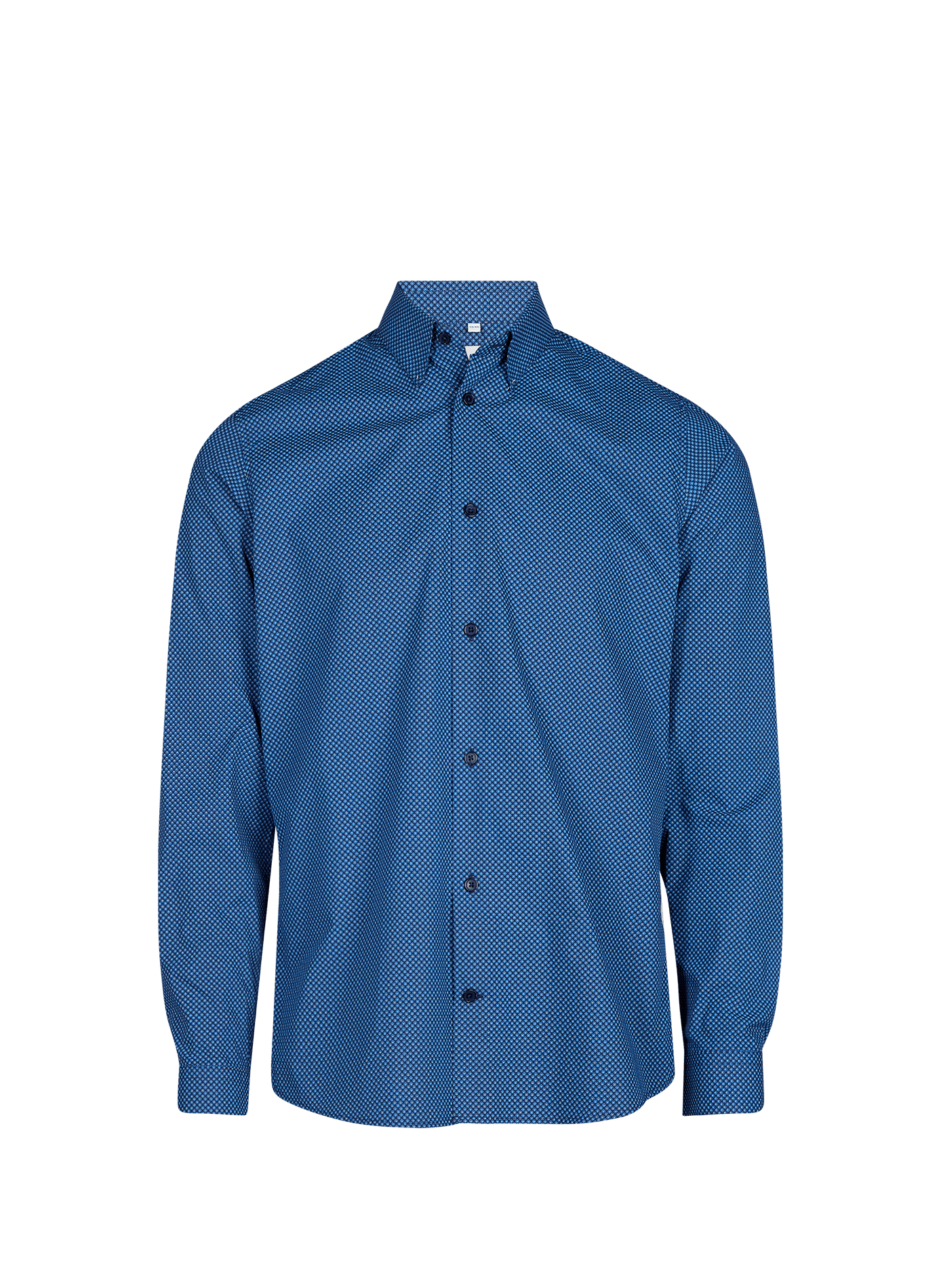 Slim-fit itif-s cotton shirt AU PRINTEMPS PARIS Blue