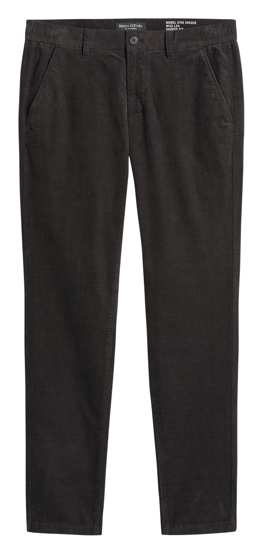 Chino van corduroy MARC O'POLO Zwart
