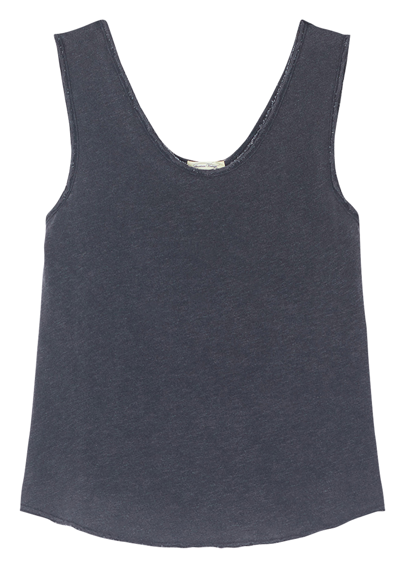 Débardeur col rond droit en coton SONOMA Noir vintage