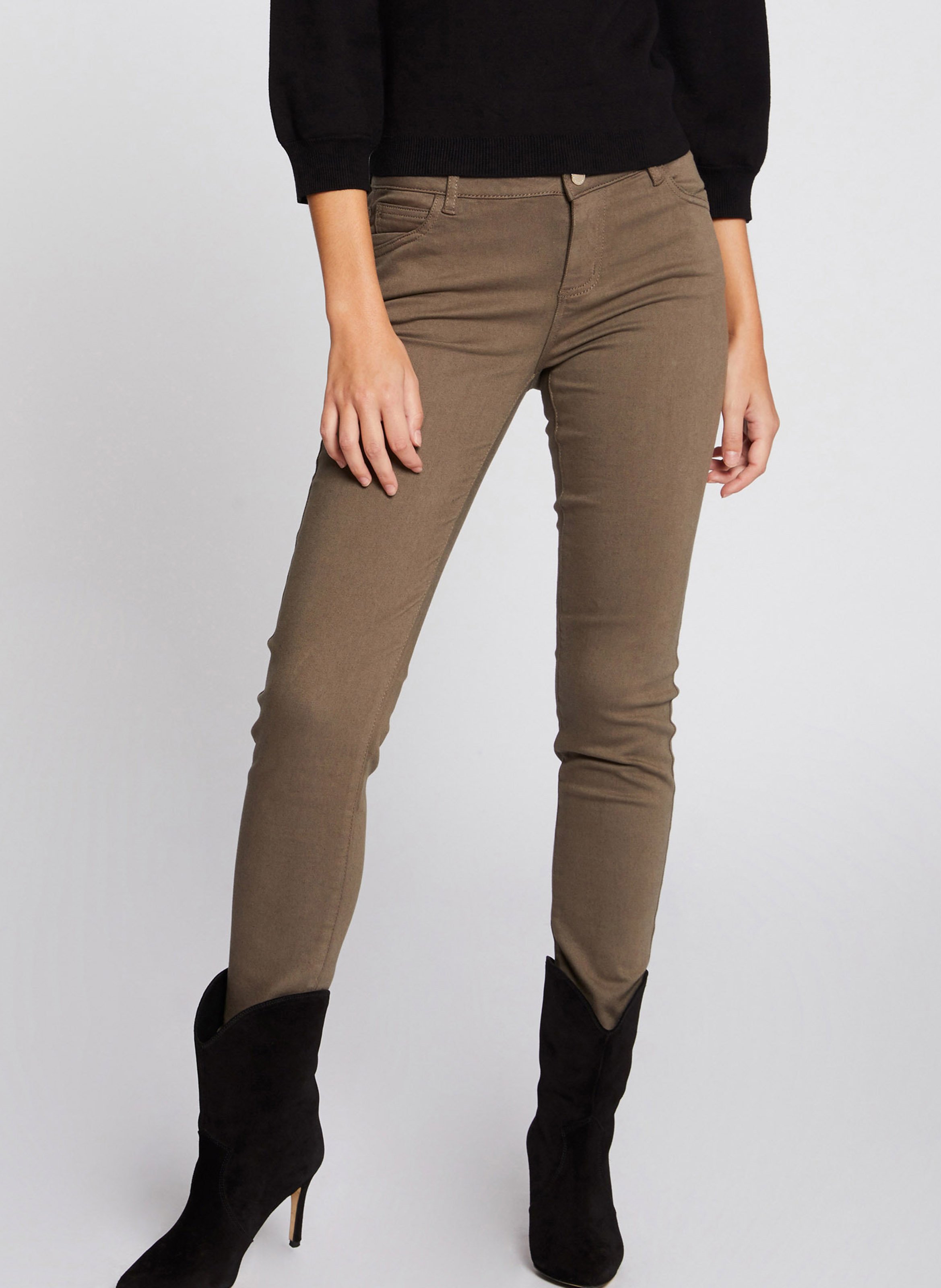 Skinny broek met lage taille MORGAN