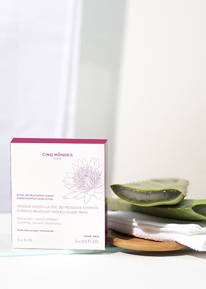 Biocellulose-masker voor een gladde huid CINQ MONDES No color