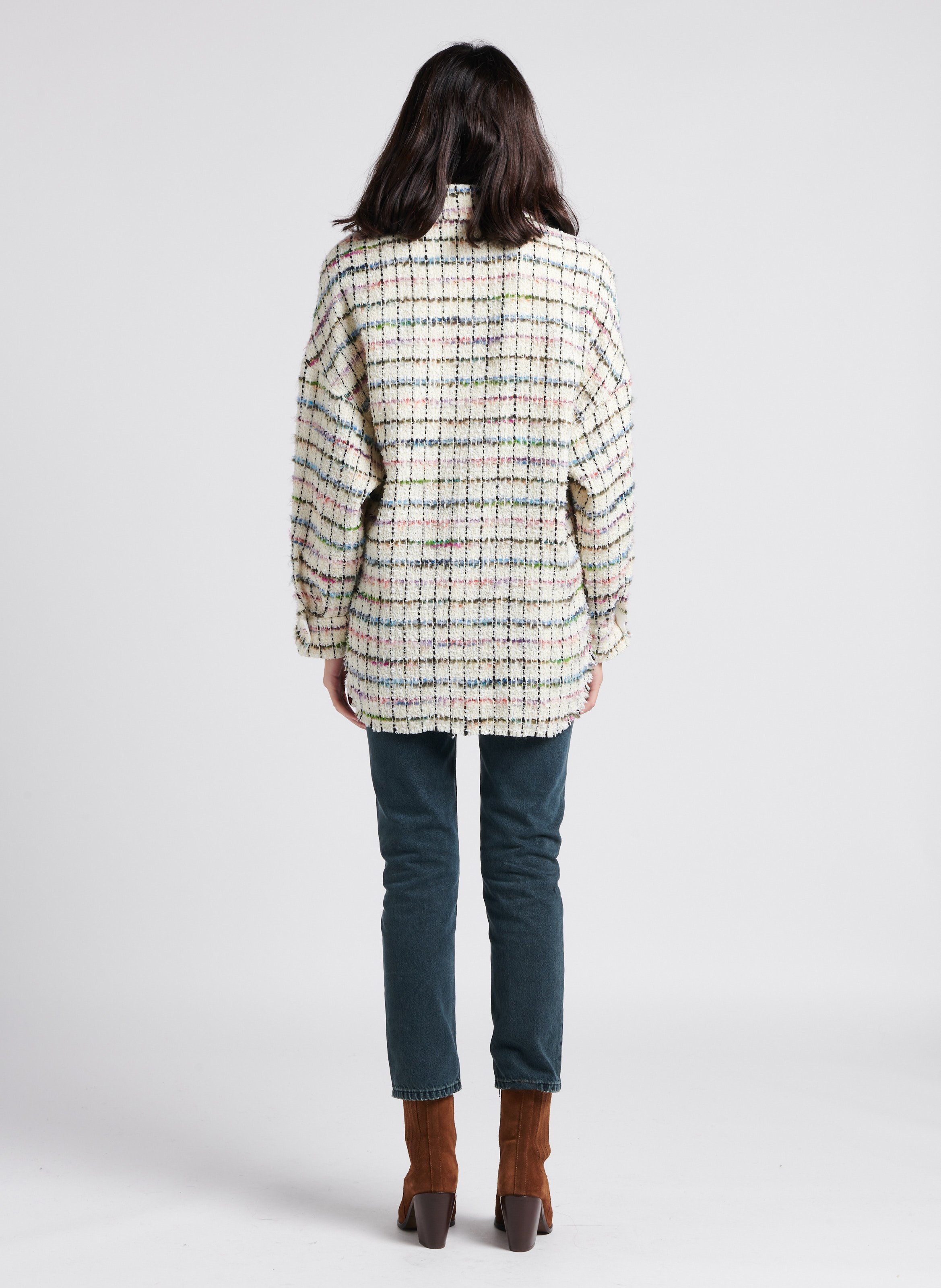 Jean droit en coton IRO Noir