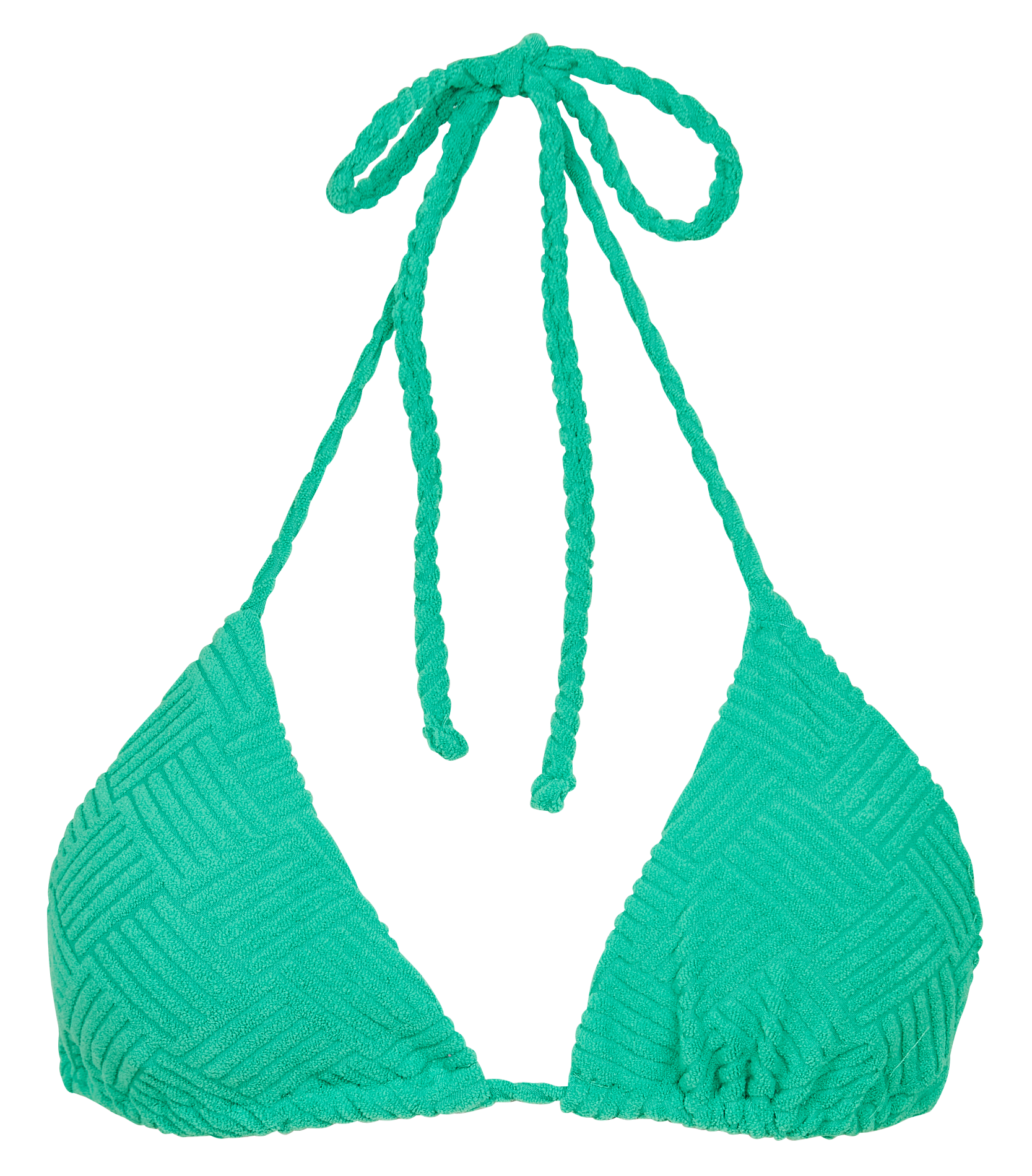 Haut de maillot triangle en éponge ROBIN COLLECTION Vert