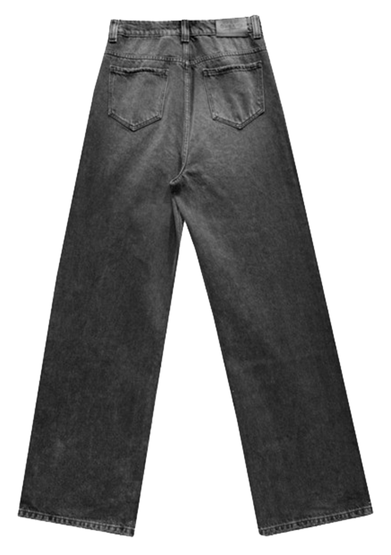 Baggy loose fit cotton jeans GRACE ET MILA Black