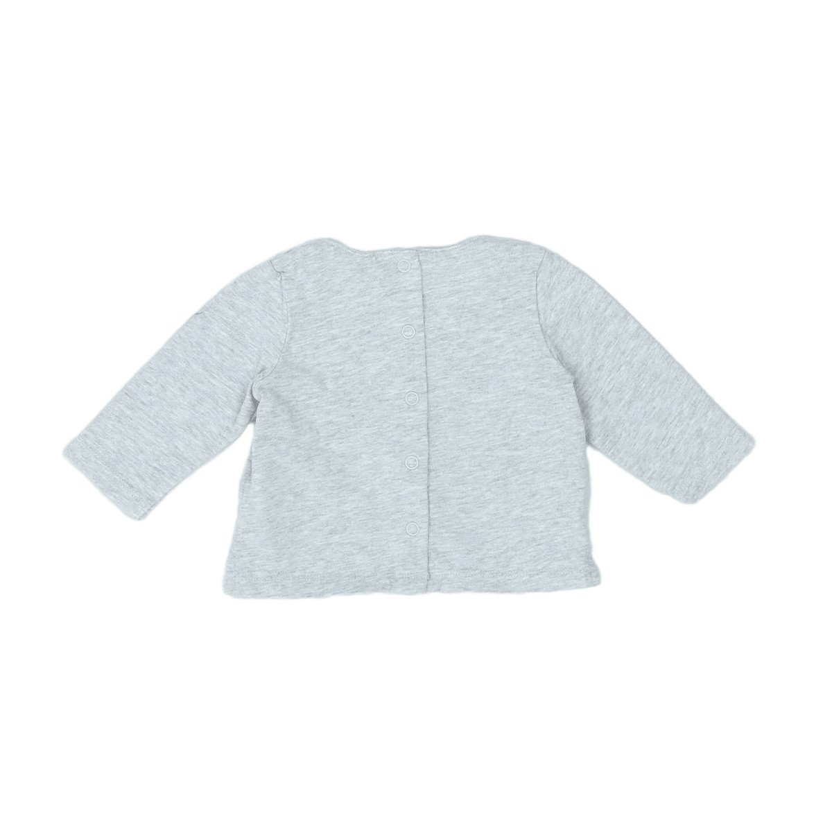 Grey Baby T-shirt - 3 months NATALYS - Seconde Main Grey