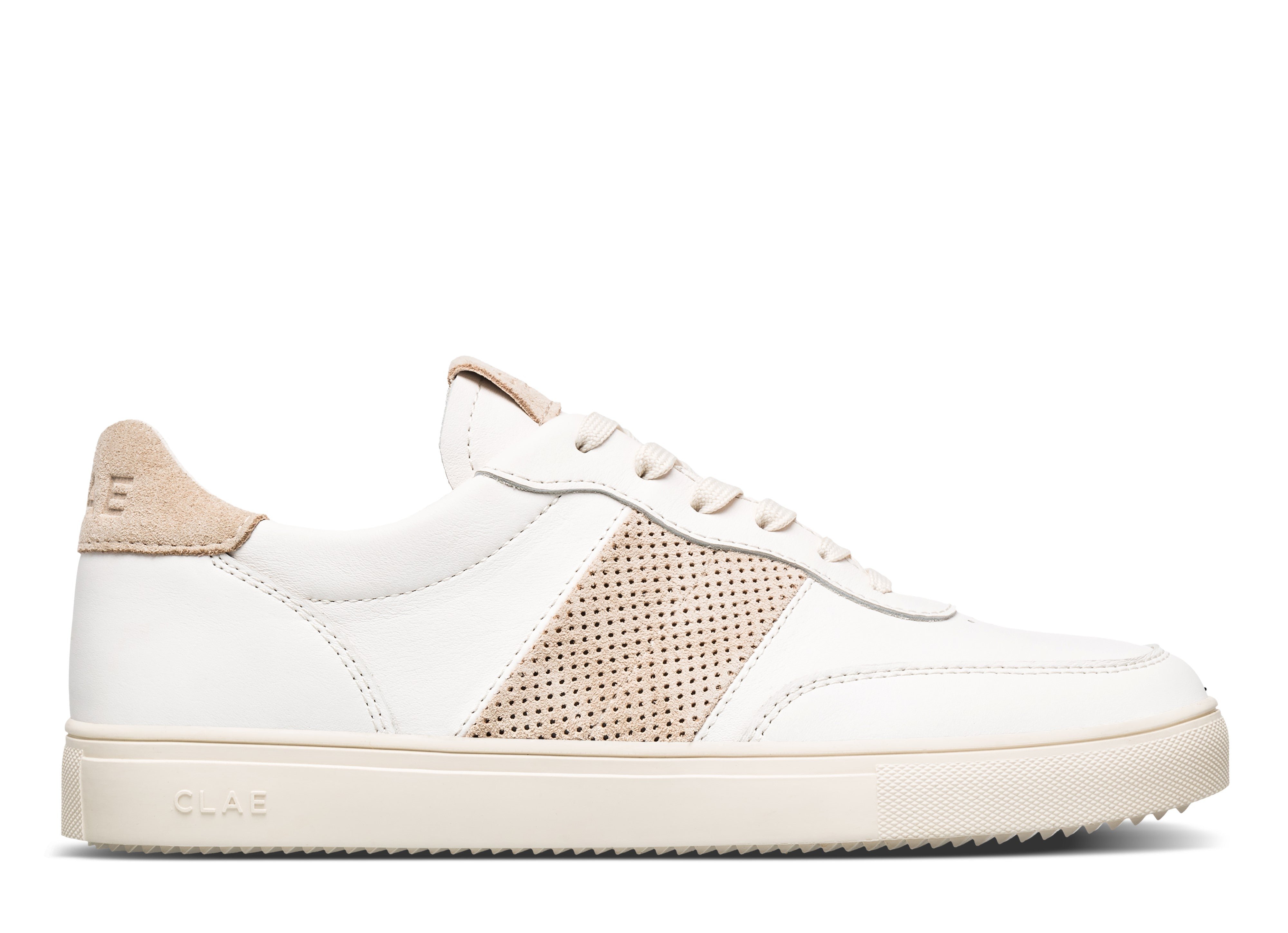Baskets Clae Runyon - Couleur Beige/Marron - Taille 44 - Occasion Très Bon État