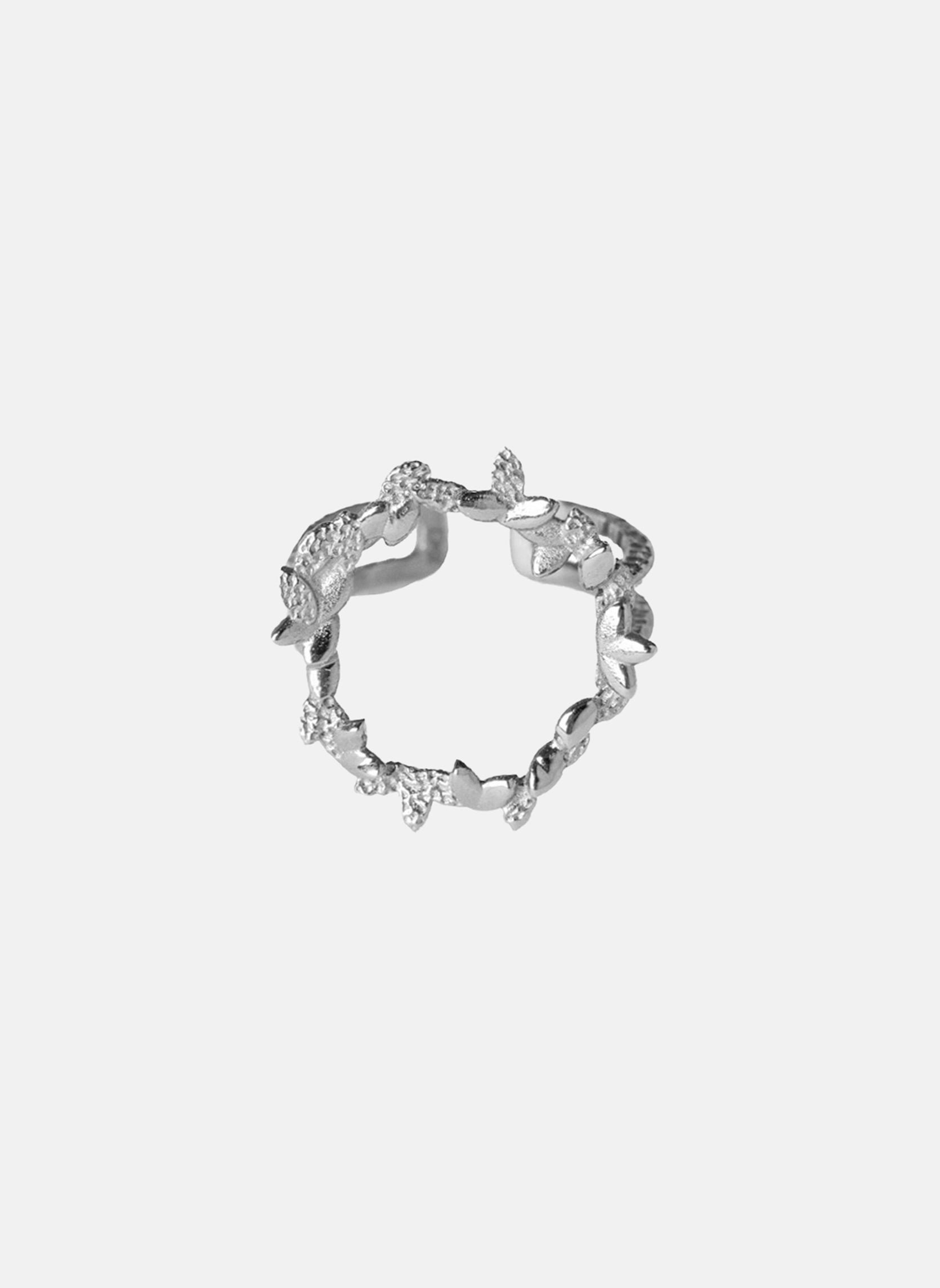 Wide ring Thalia AEC Paris Silver