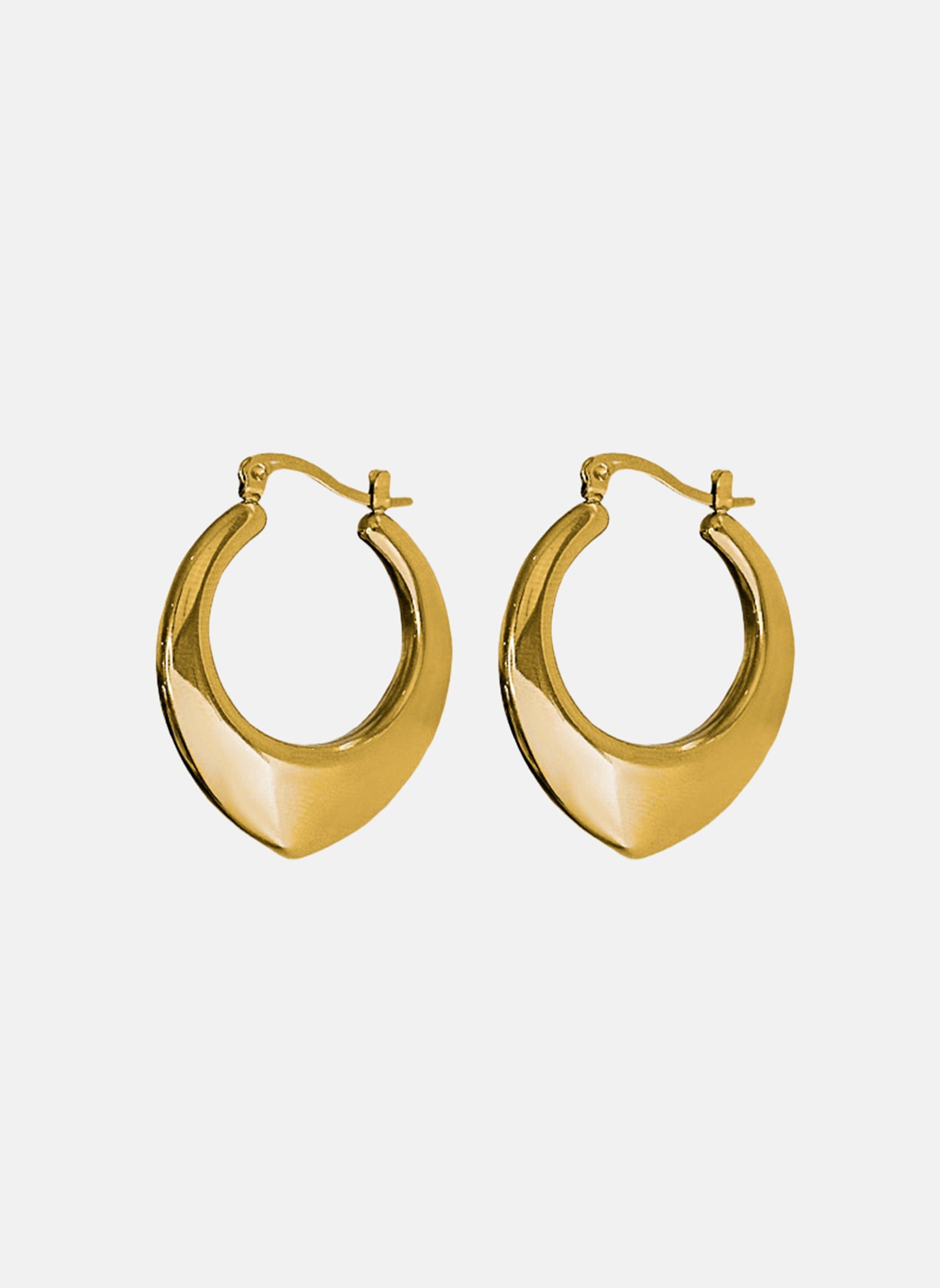 Rigel Hoop Earrings AEC Paris Golden