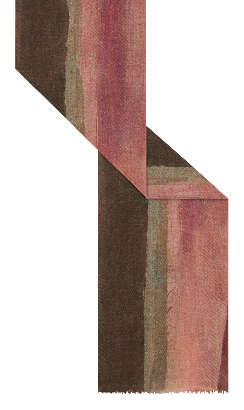 Bedruckter Wollmix-Schal GERARD DAREL Rosa