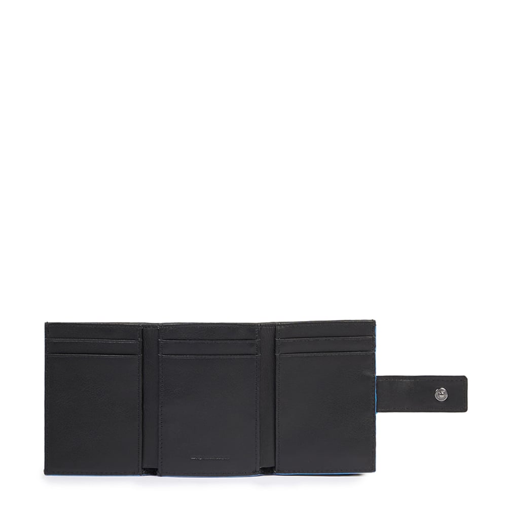 Men's pocket wallet with back coin pocket, credit card holder, and RFID protection PIQUADRO