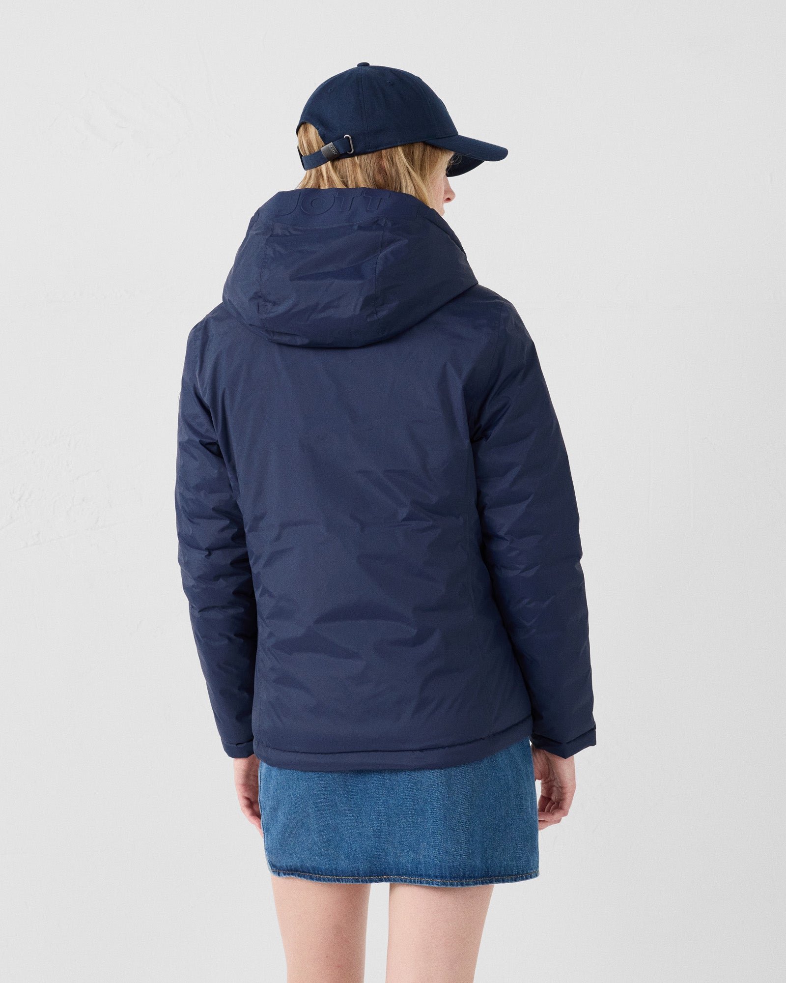 Bergamo navy/petal pink reversible jacket JOTT Blue