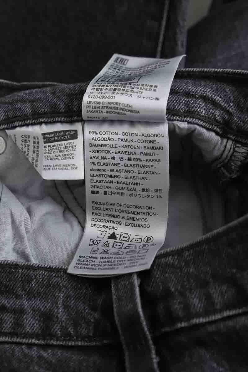 Cotton 501 Jeans LEVI'S - Seconde main Black