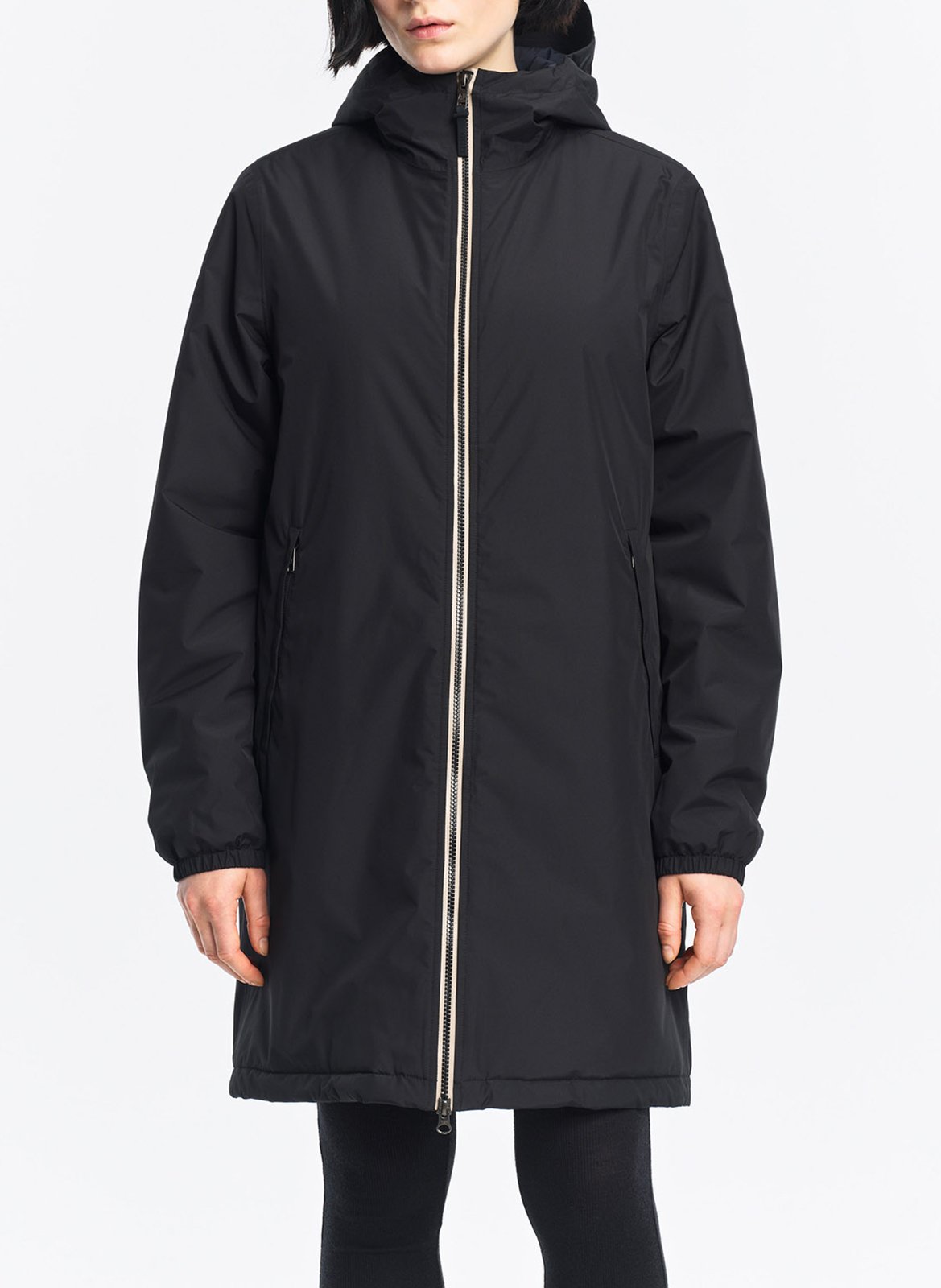 Parka droite col montant AIGLE Noir