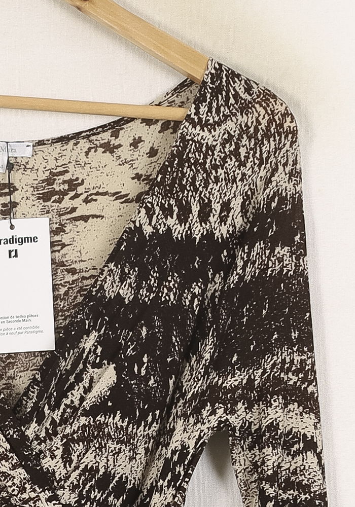 Long dress MAX MARA - Seconde Main Brown