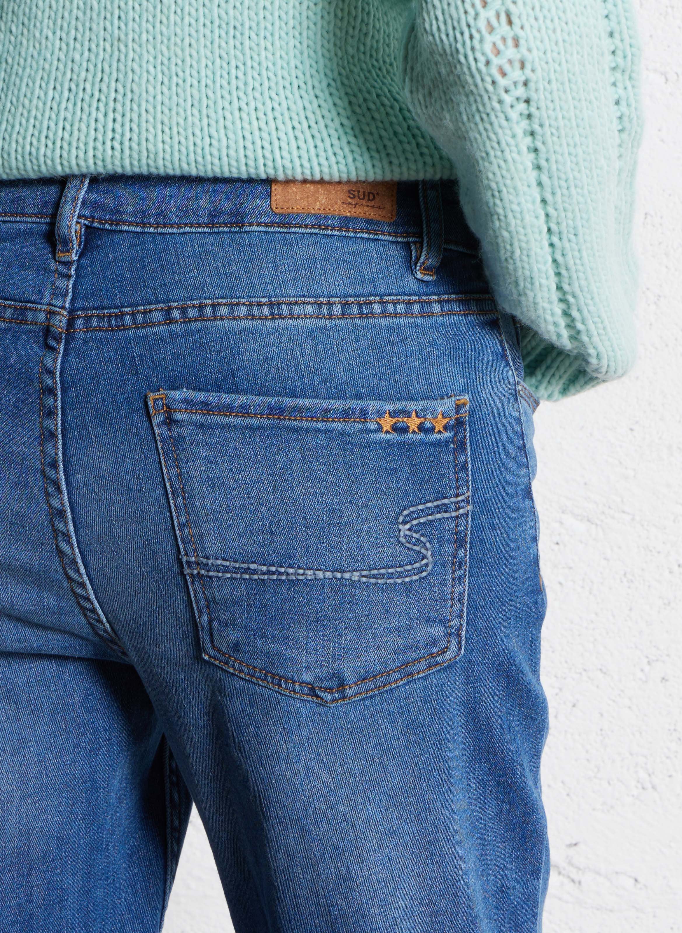 Cotton-blend boyfit jeans SUD EXPRESS Blue