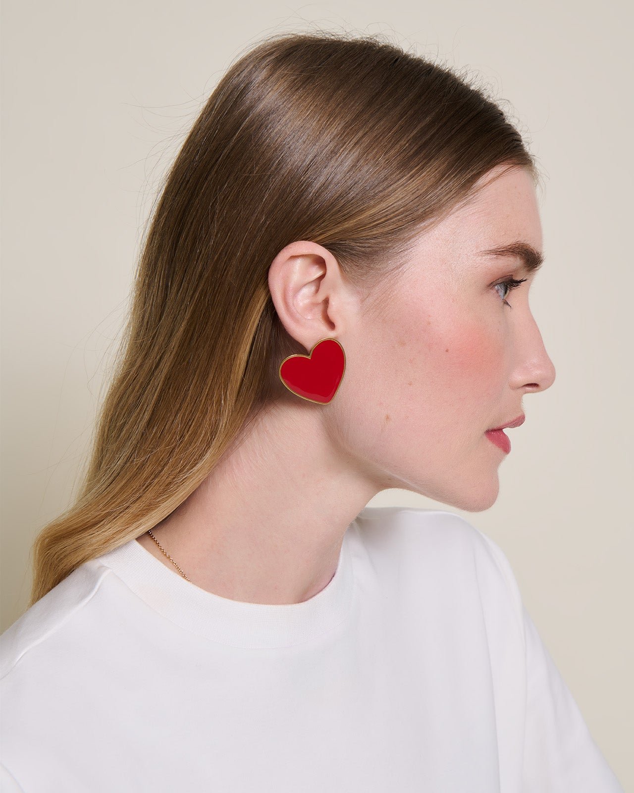 The very large heart earrings EMOI EMOI