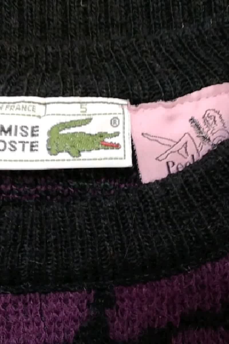 Sweater LACOSTE - SECONDE MAIN Black